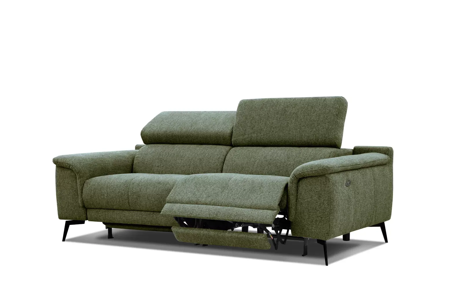 Illustration numéro 3 du produit Canapé 3 places avec 2 fonctions de relaxation, vert