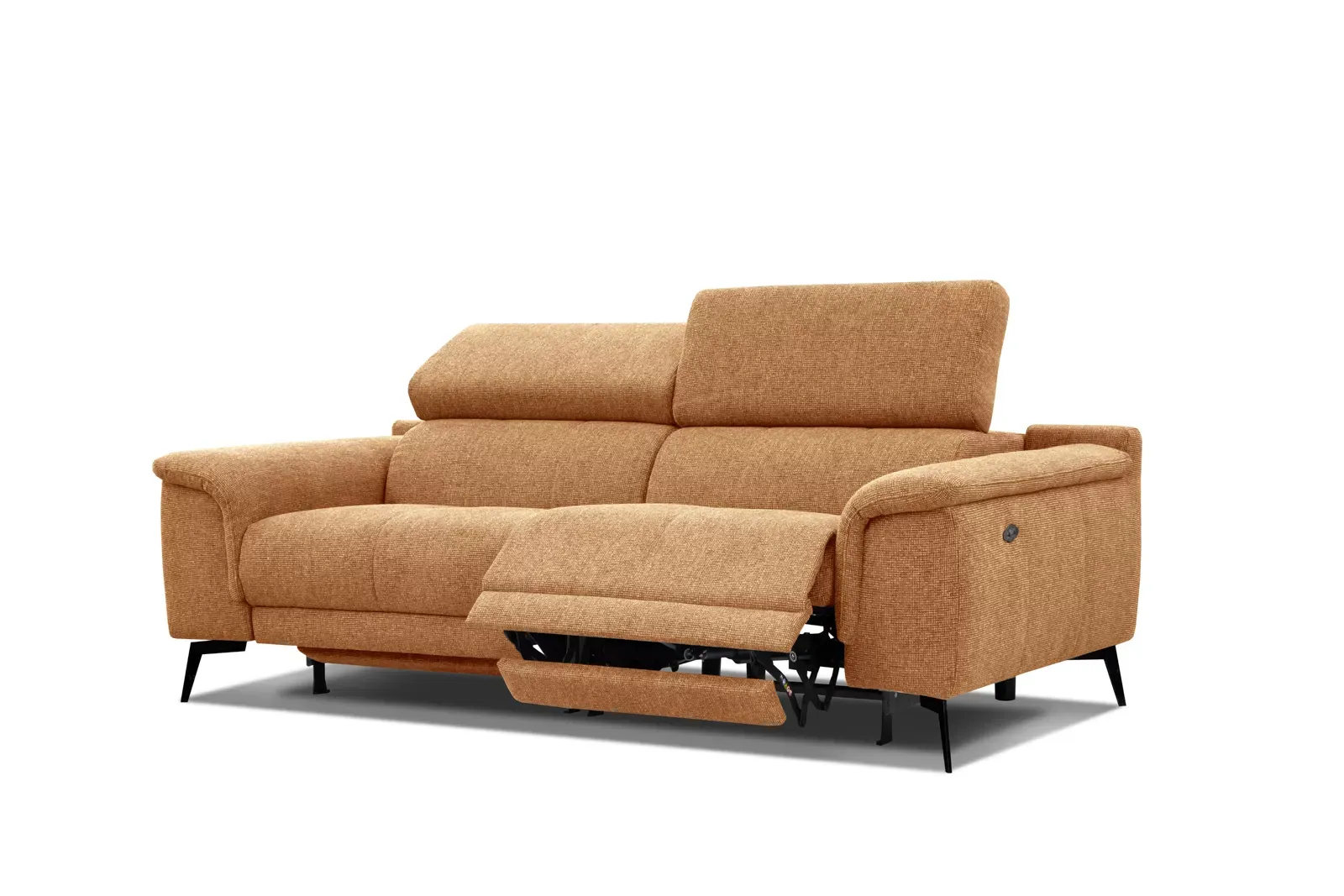 Illustration numéro 3 du produit Canapé 3 places avec 2 fonctions de relaxation, orange