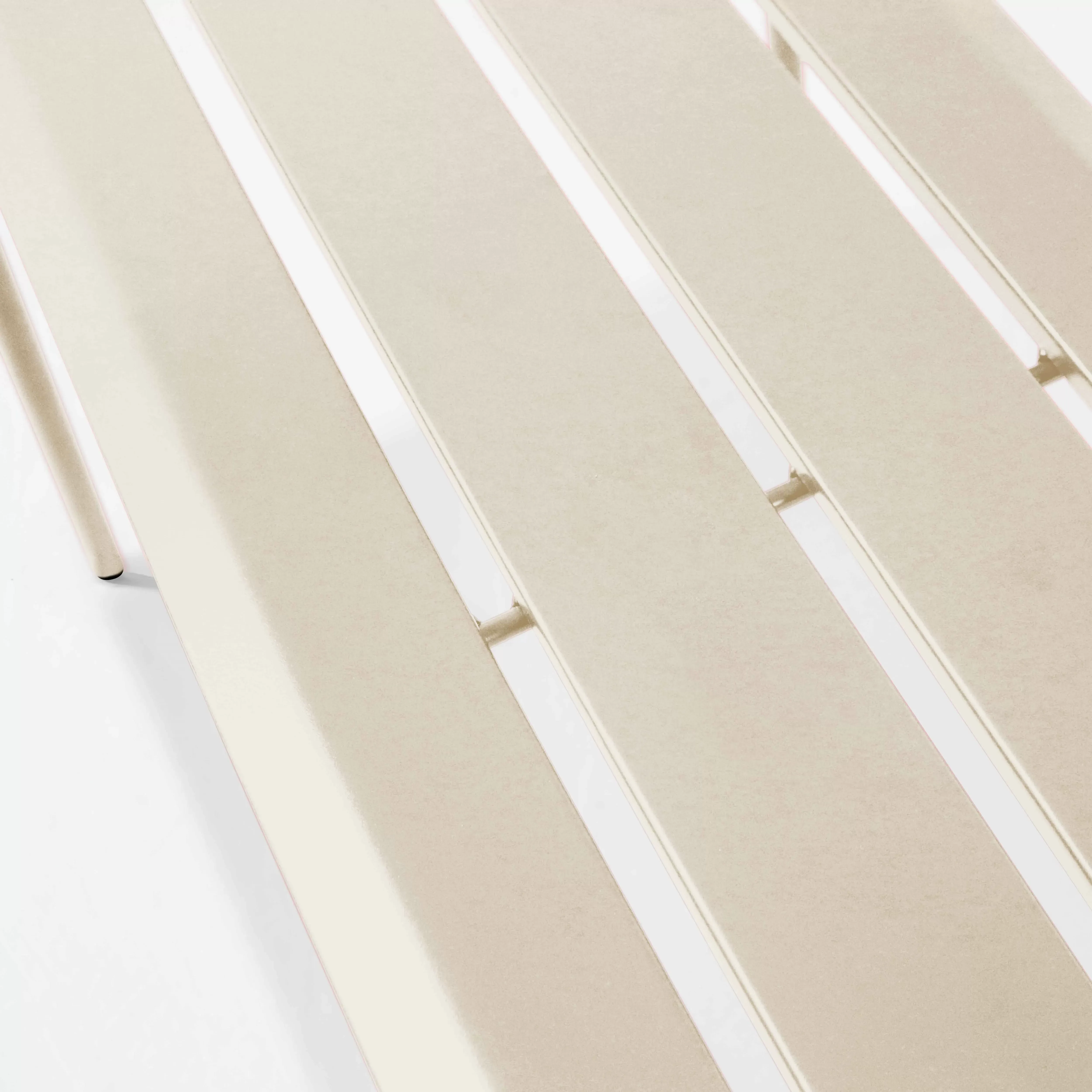 Illustration numéro 3 du produit Banc d'intérieur en métal ivoire