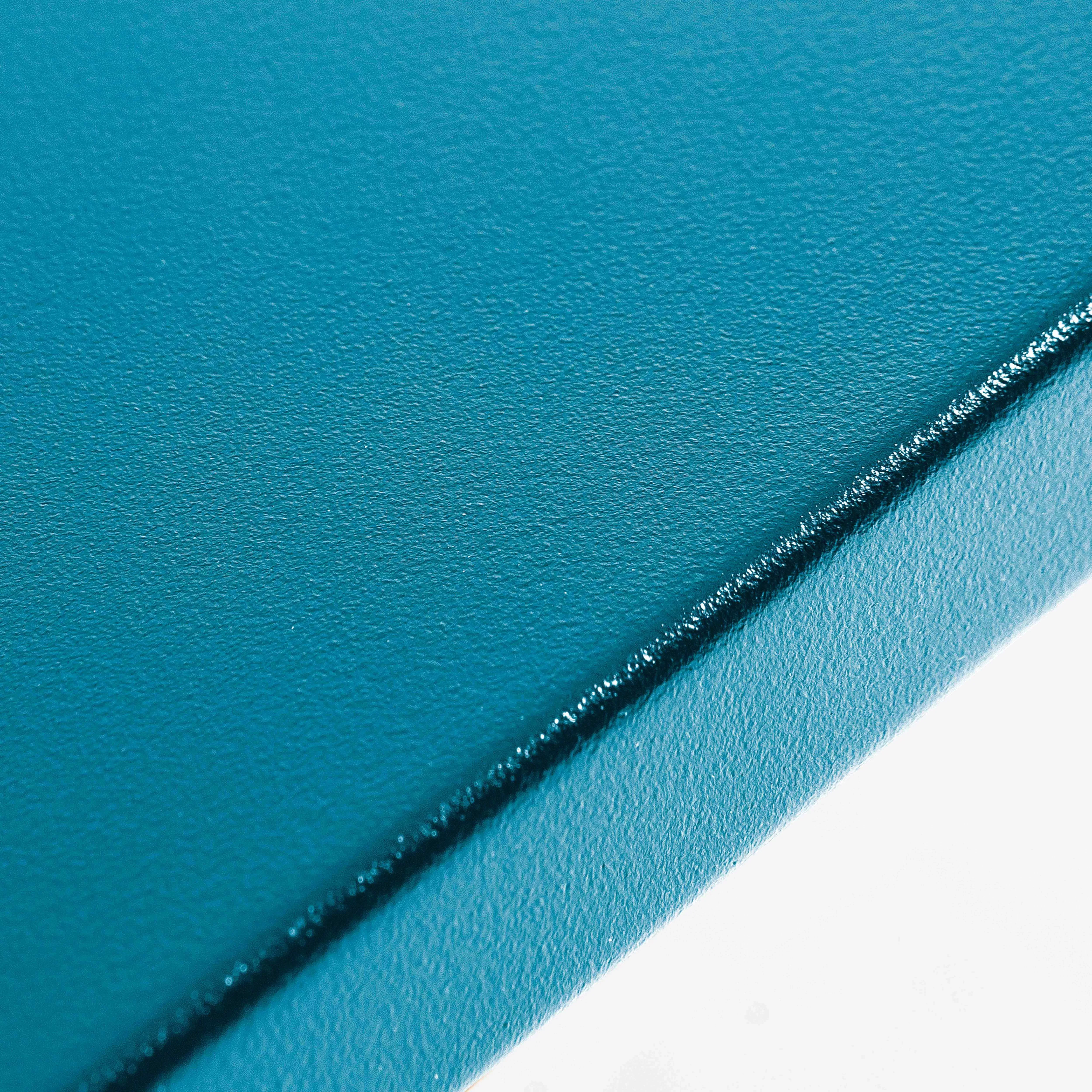 Illustration numéro 3 du produit Table haute de jardin en métal bleu pacific 120 cm