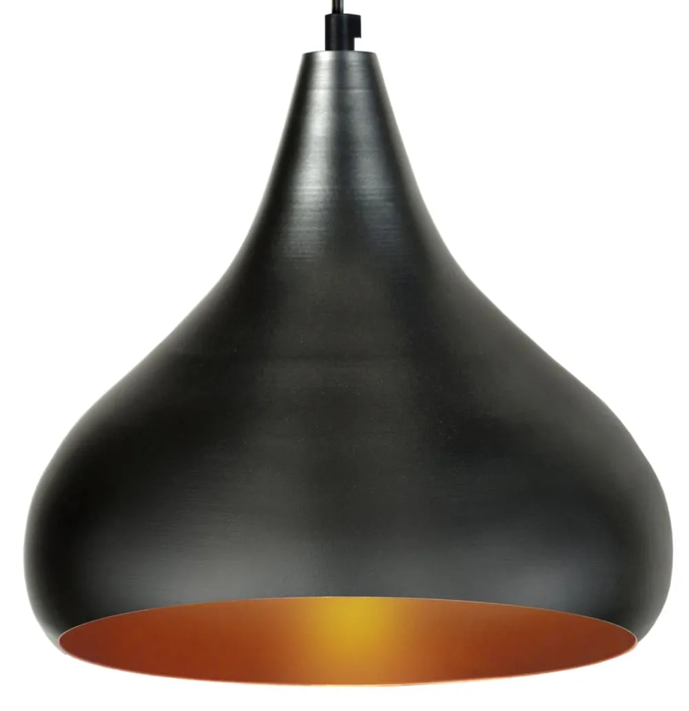 Illustration numéro 3 du produit Suspension  métal,anthracite ,H85xD27xP27cm
