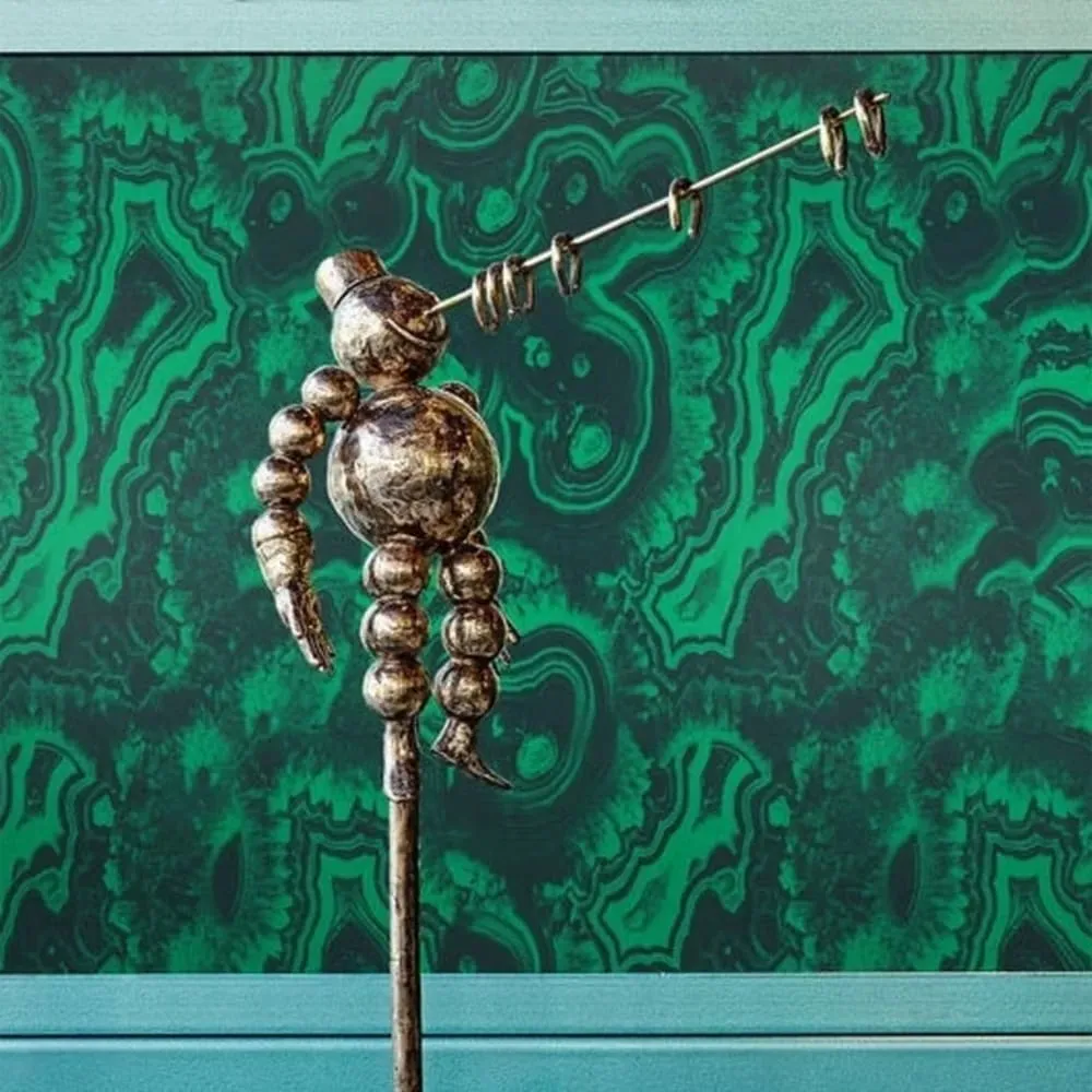 Illustration numéro 3 du produit Papier Peint Malachite,papier écologique fin,200x280cm,8 feuilles