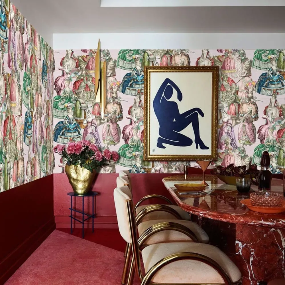 Illustration numéro 3 du produit Papier Peint Français,papier écologique fin,200x280cm,8 feuilles