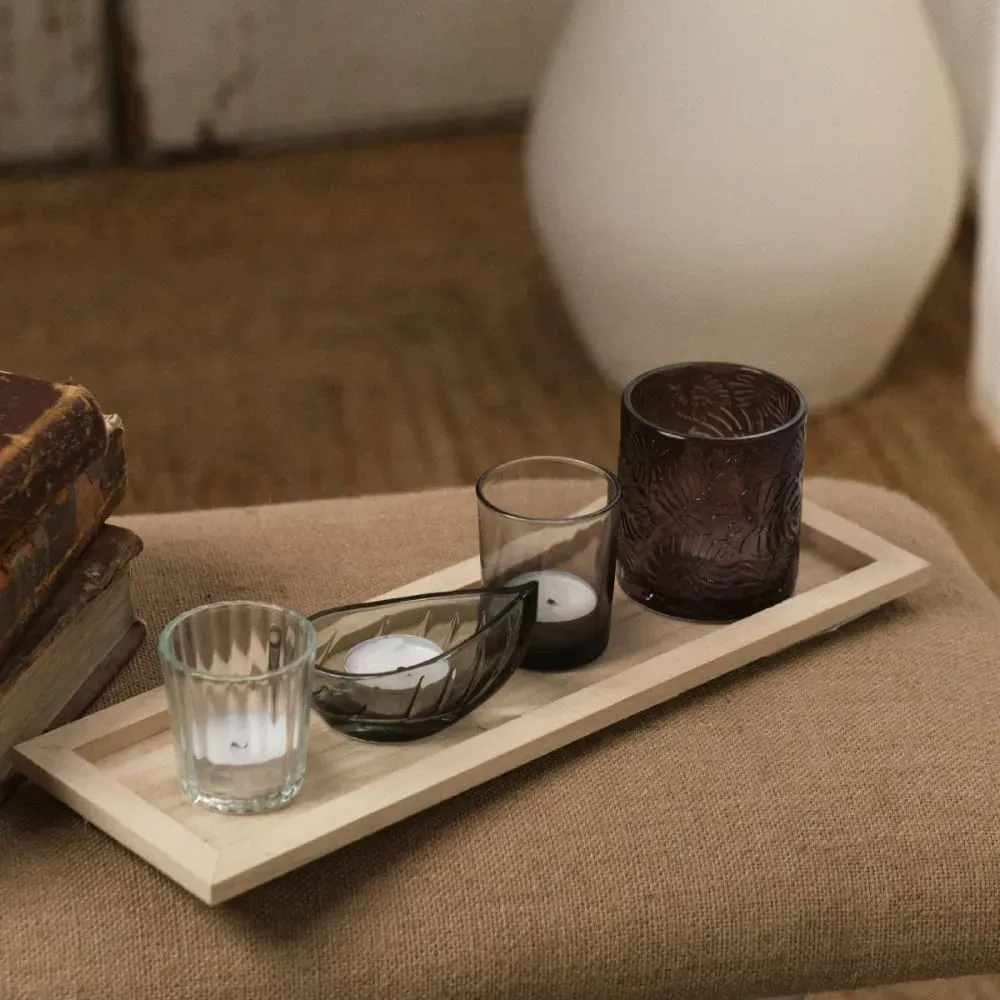 Illustration numéro 3 du produit Plateau bougeoir rectangulaire  TU