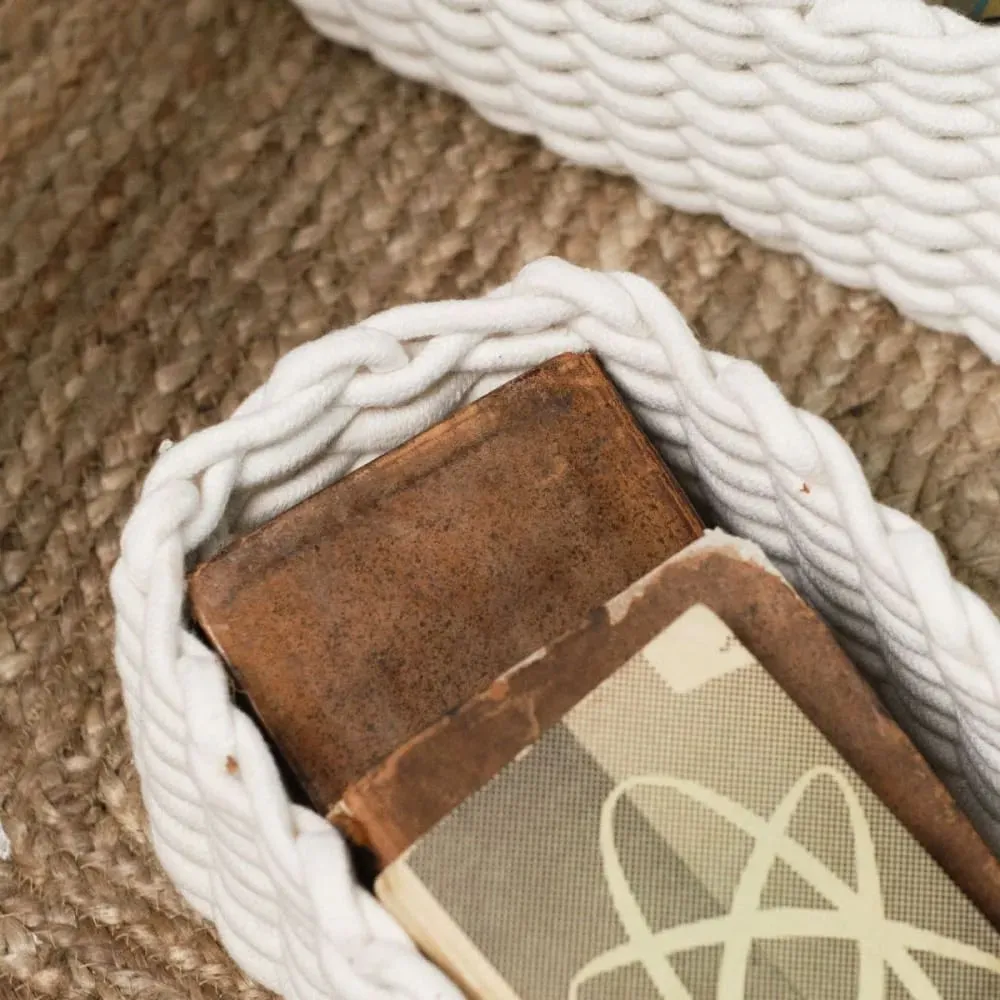 Illustration numéro 3 du produit Lot de 3 paniers en corde  TU