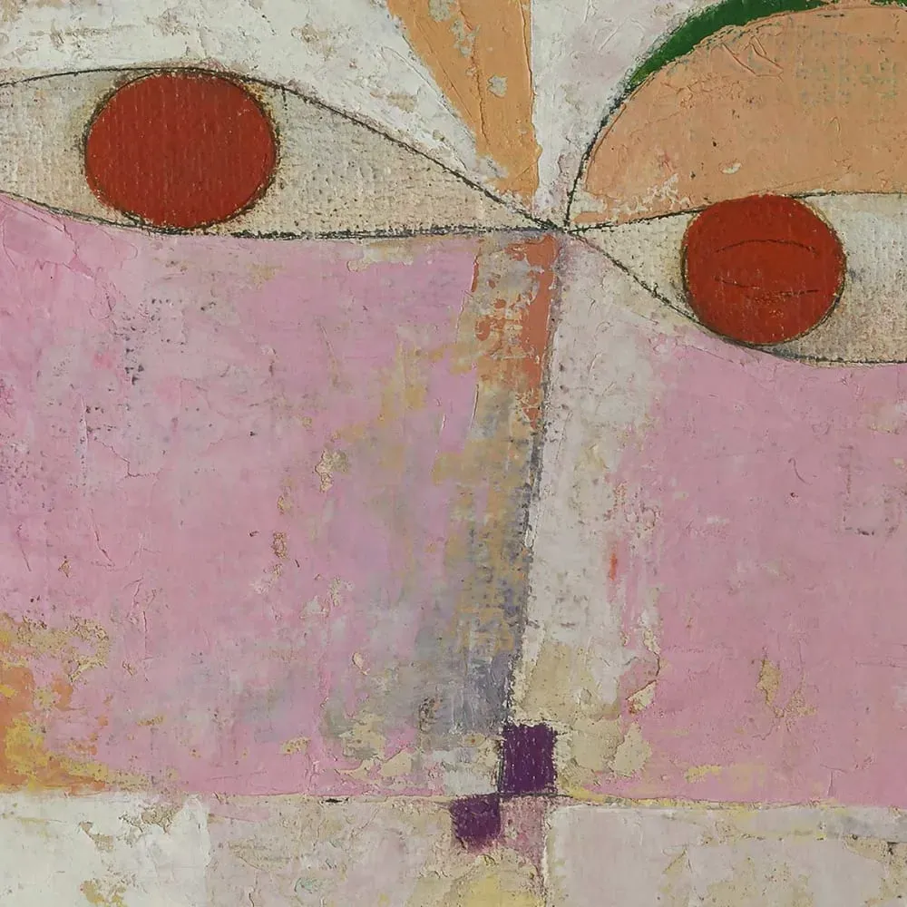 Illustration numéro 3 du produit Tableau d'art classique Senecio de Paul Klee imprimé sur toile 50x50cm