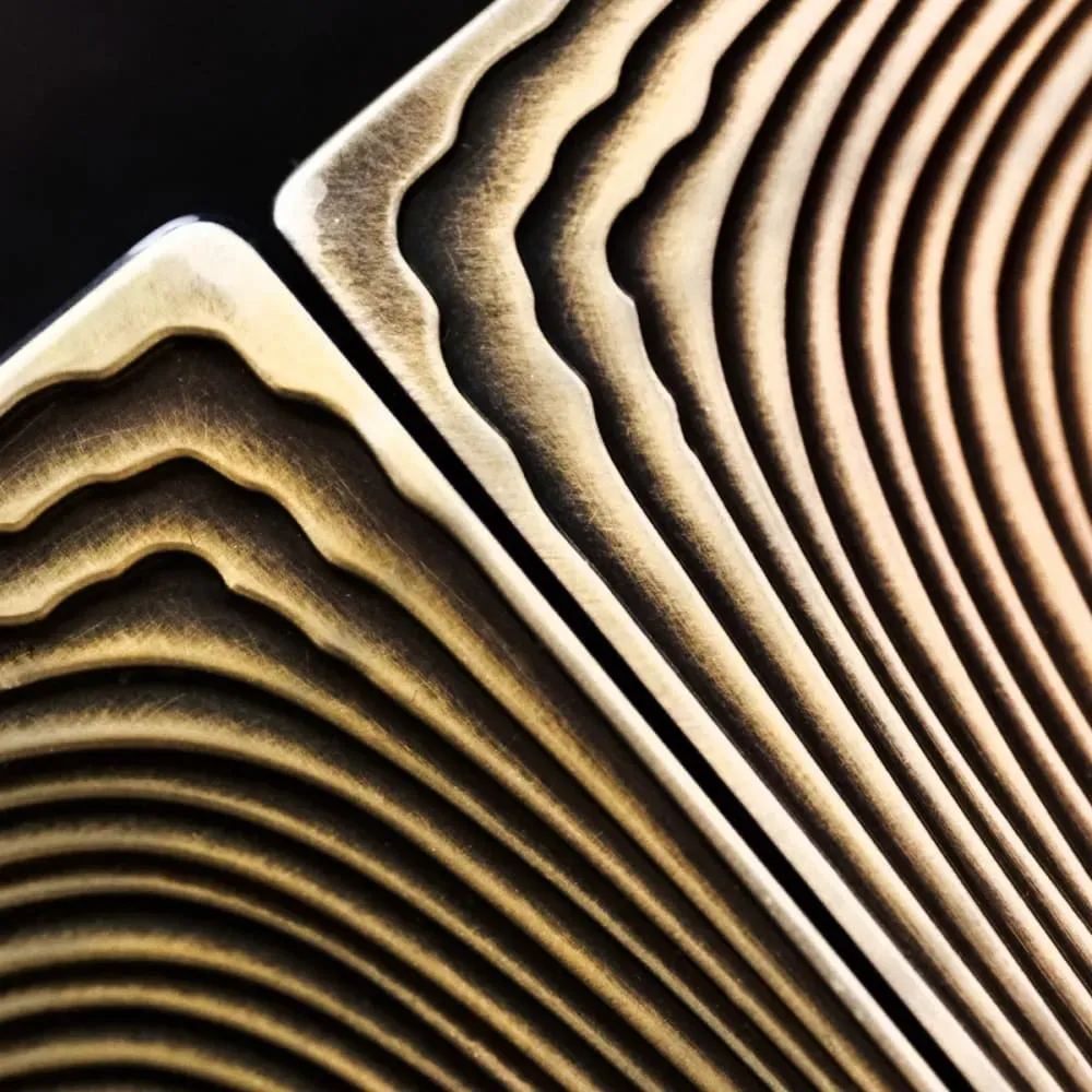 Illustration numéro 3 du produit Set de 2 cadres photo en alliage de zinc beige 6x6