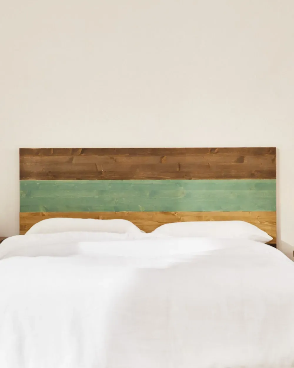 Illustration numéro 3 du produit Tête de lit en bois de sapin multicolore 190 cm