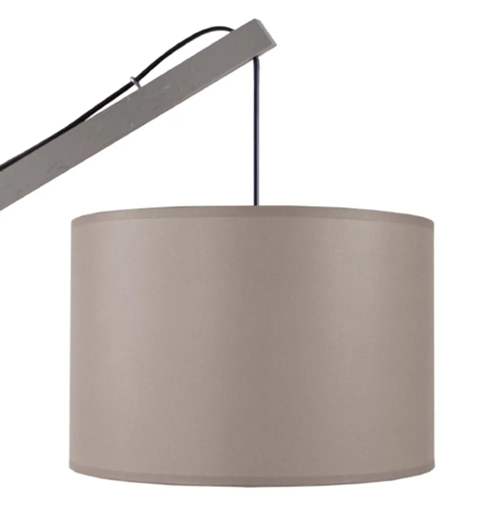 Illustration numéro 3 du produit Lampadaire liseuse bois taupe abat-jour taupe