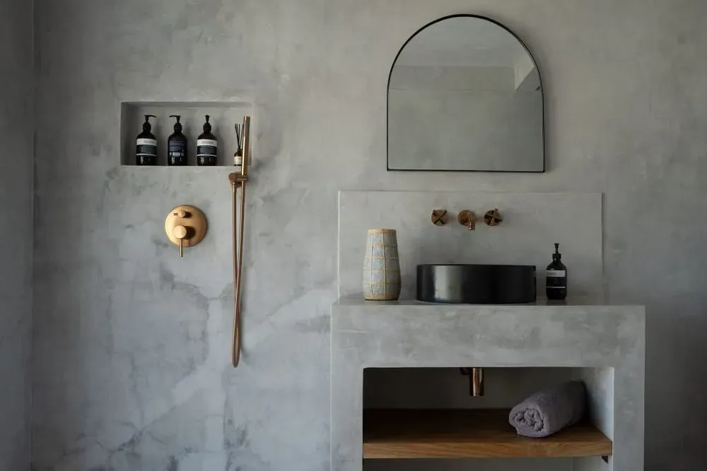 Illustration numéro 3 du produit Vase en terre cuite gris naturel h31