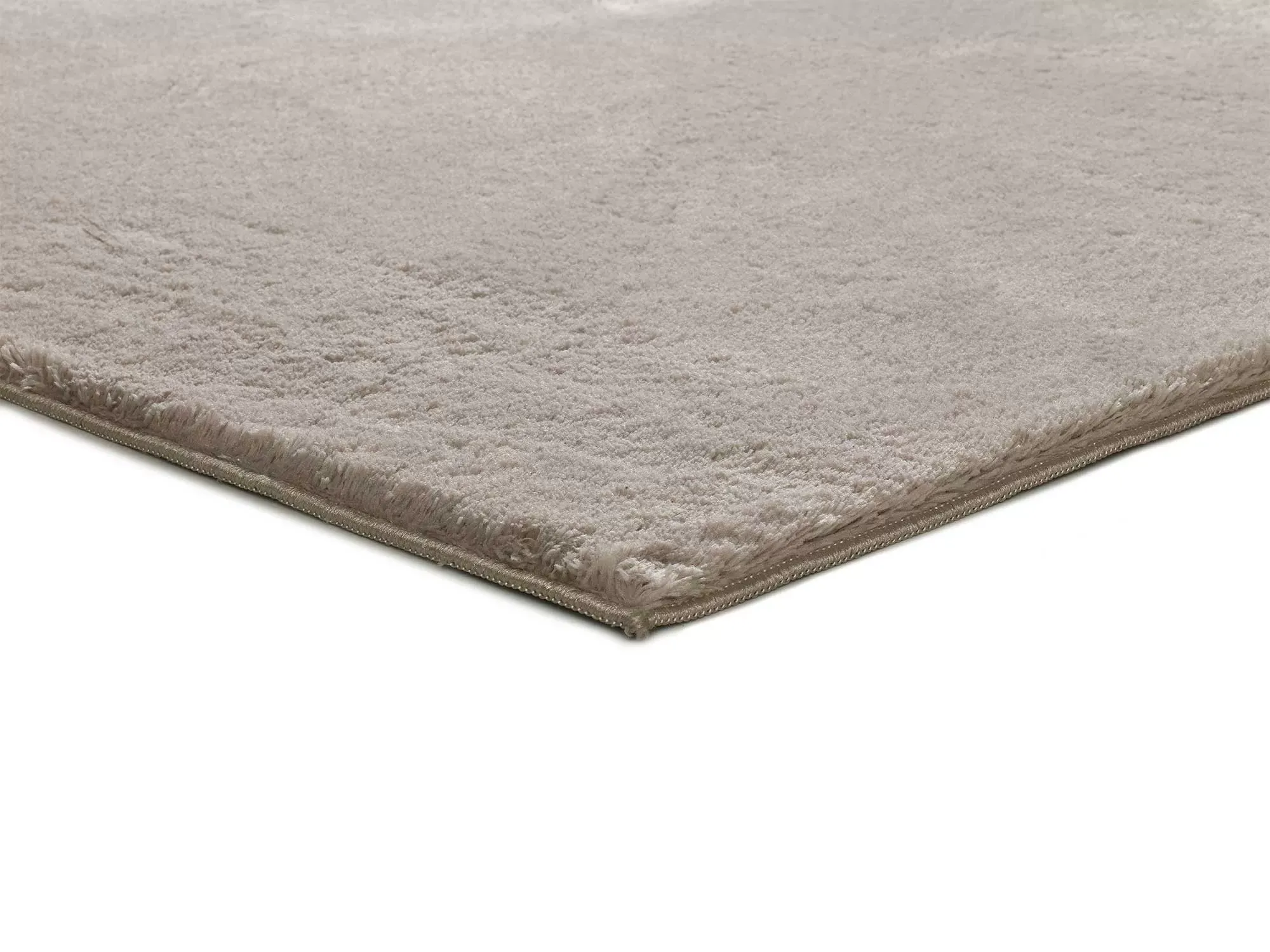 Illustration numéro 3 du produit Tapis descente de lit lavable taupe antidérapant 60x120 cm