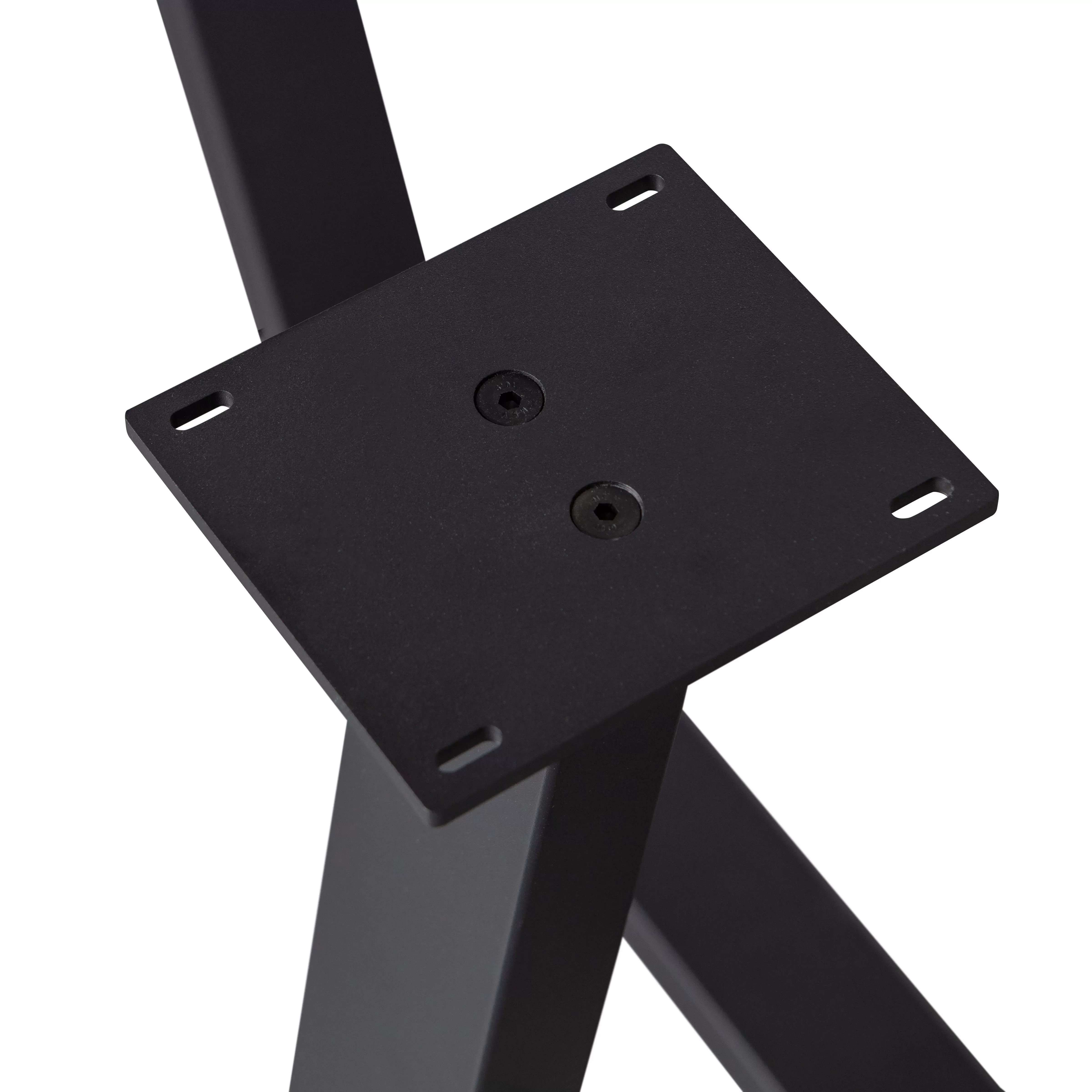 Illustration numéro 3 du produit Pied de table Drenthe en métal noir