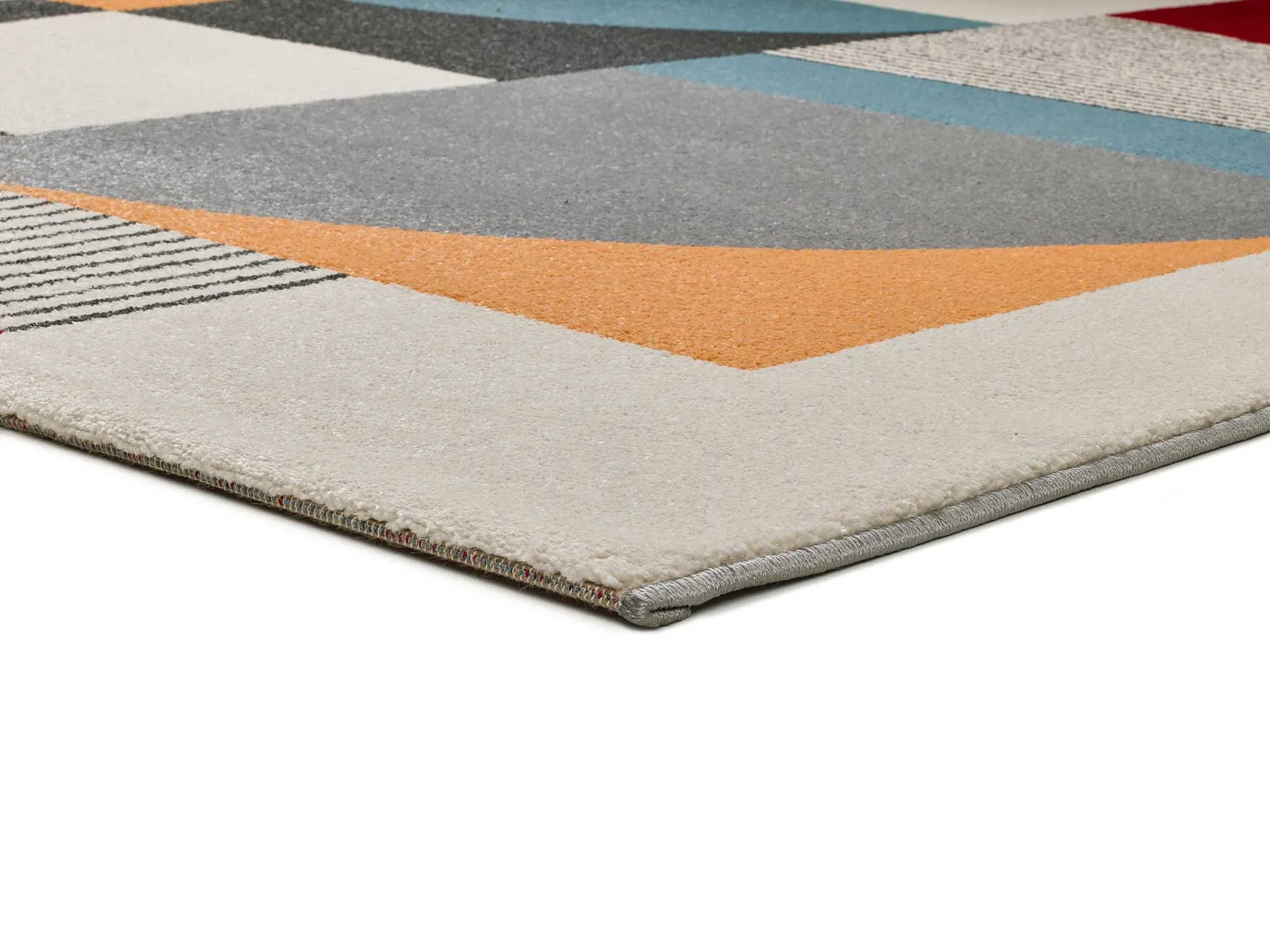 Illustration numéro 3 du produit Tapis moderne gris/multicolore 160x230 cm