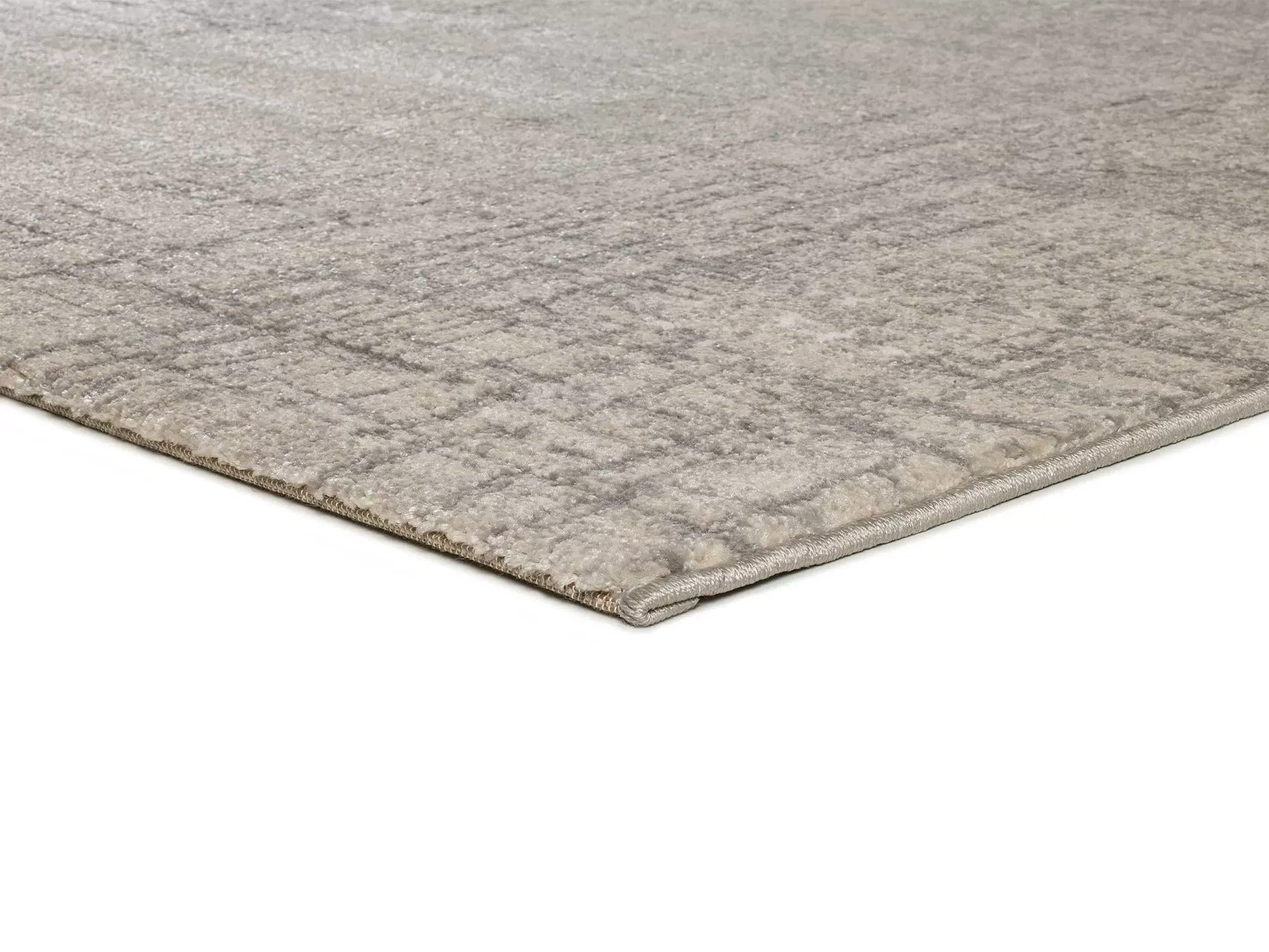 Illustration numéro 3 du produit Tapis à relief abstrait gris/beige 160x230 cm