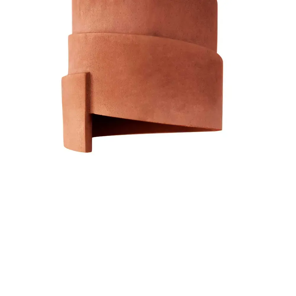 Illustration numéro 3 du produit Suspension triple béton terracotta et accessoires noirs