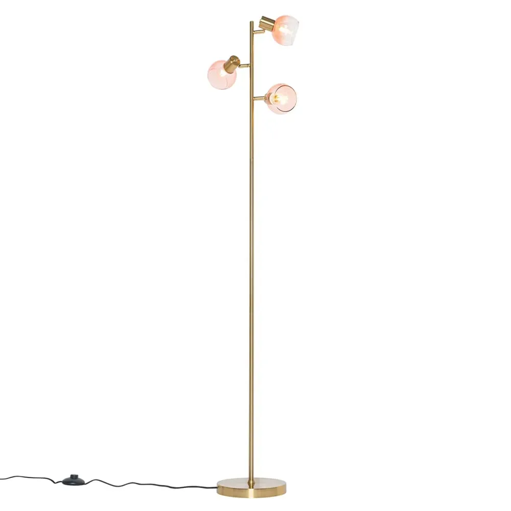 Illustration numéro 3 du produit Lampadaire en acier rose