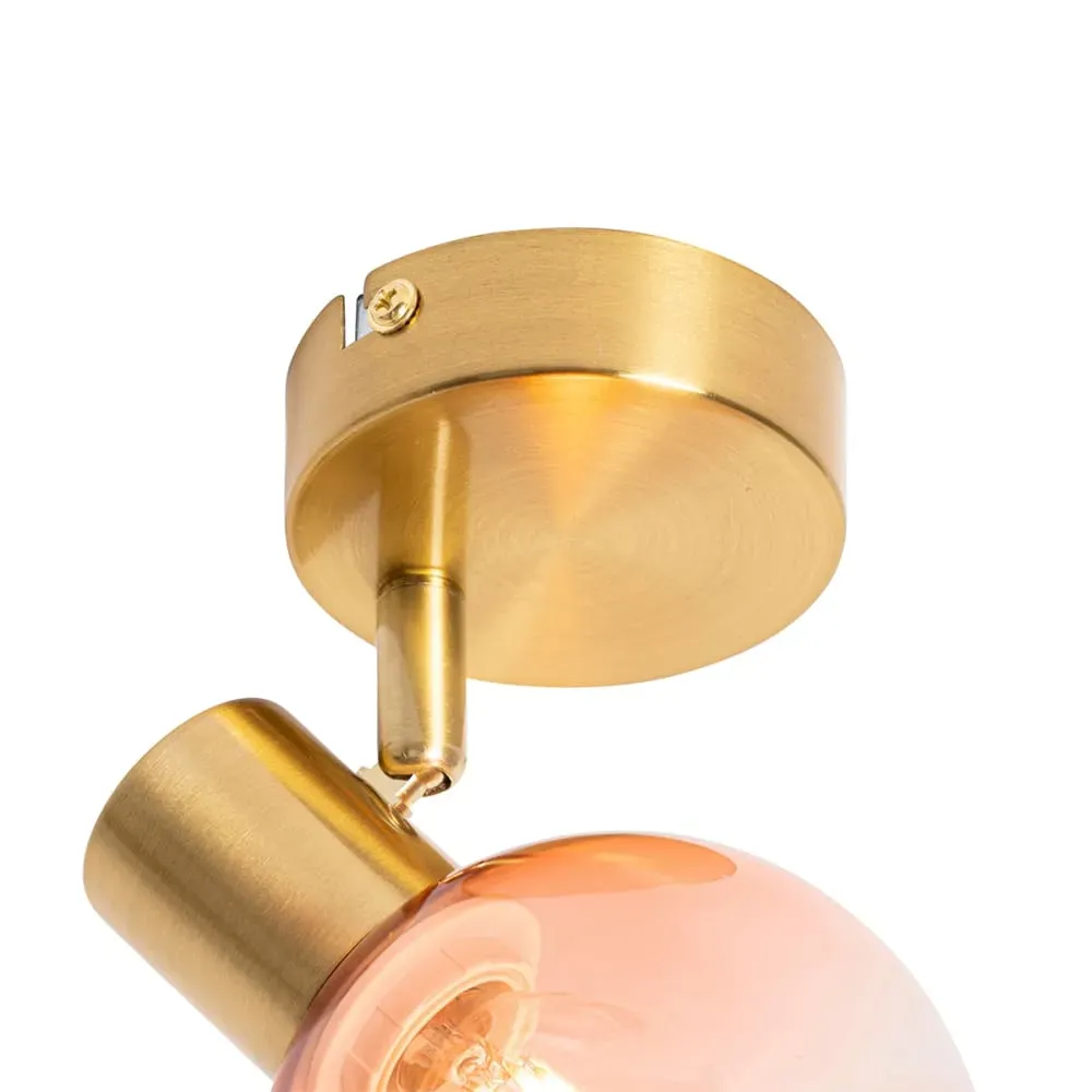 Illustration numéro 3 du produit Spot murale en acier rose