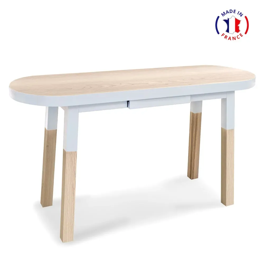 Illustration numéro 3 du produit Bureau Console 100 cm, 100% frêne massif