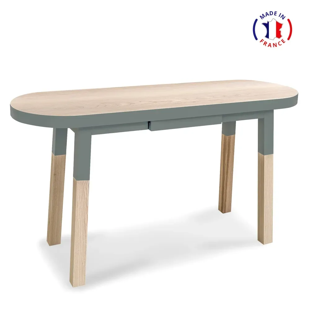 Illustration numéro 3 du produit Bureau Console 140 cm, 100% frêne massif