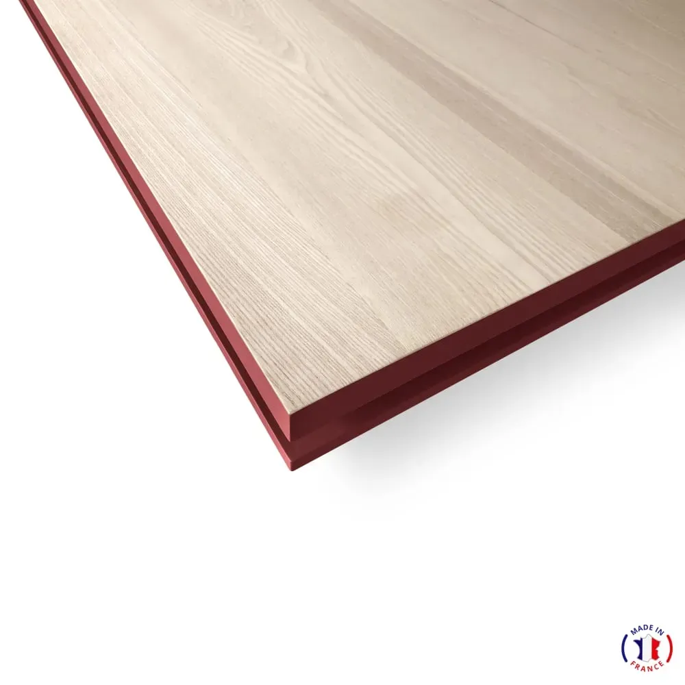 Illustration numéro 3 du produit Table repas rectangulaire 140x90 cm sans rallonge, 100% frêne massif