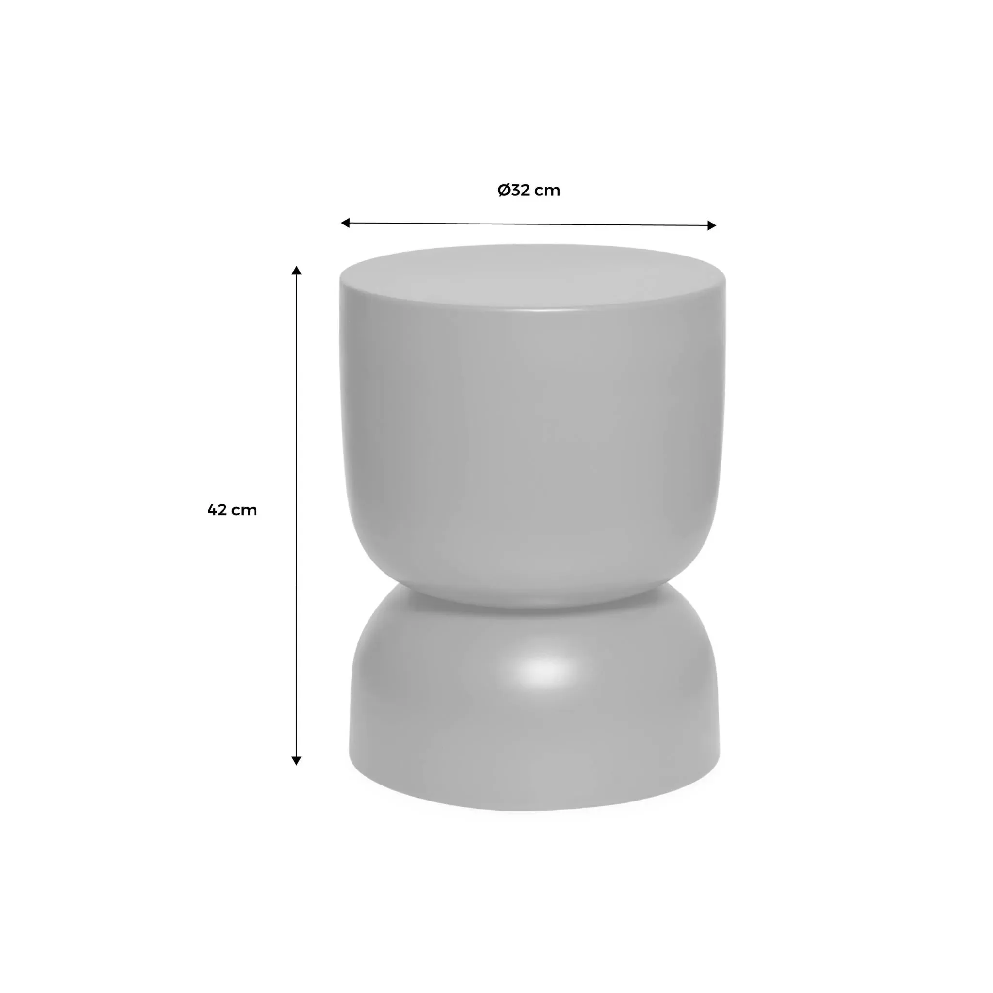 Illustration numéro 3 du produit Table d'appoint en métal D32