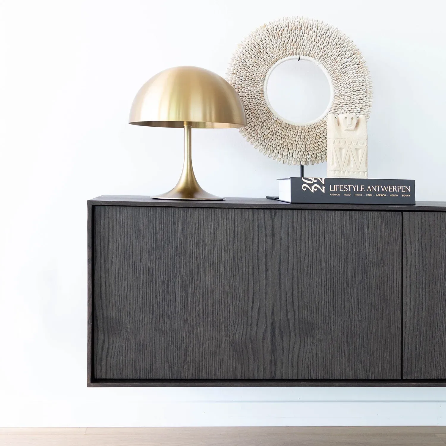 Illustration numéro 3 du produit Lampe de table industriellement à la hauteur d'or 28 cm en métal