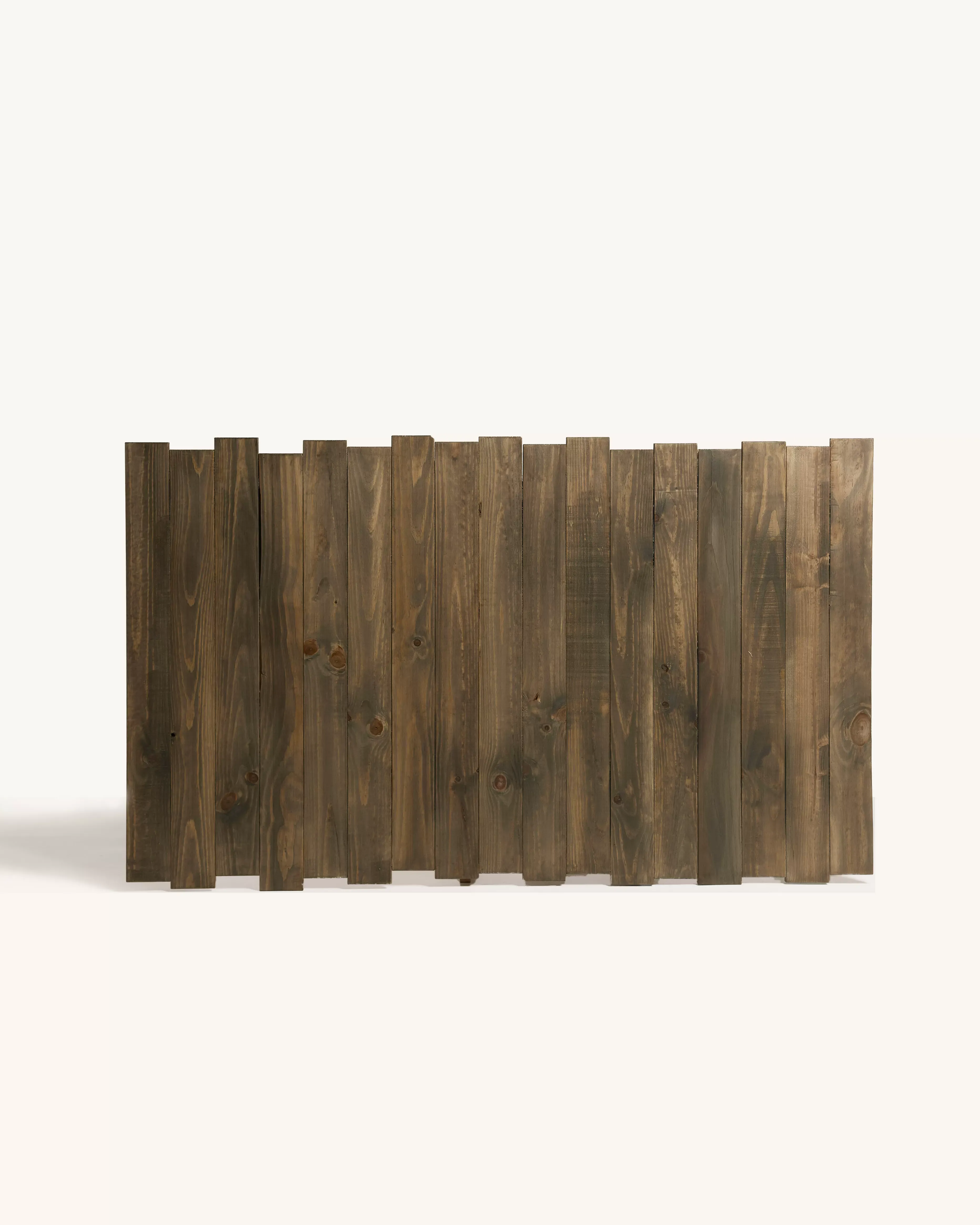 Illustration numéro 3 du produit Tête de lit en bois de sapin récupéré 180 cm couleur marron