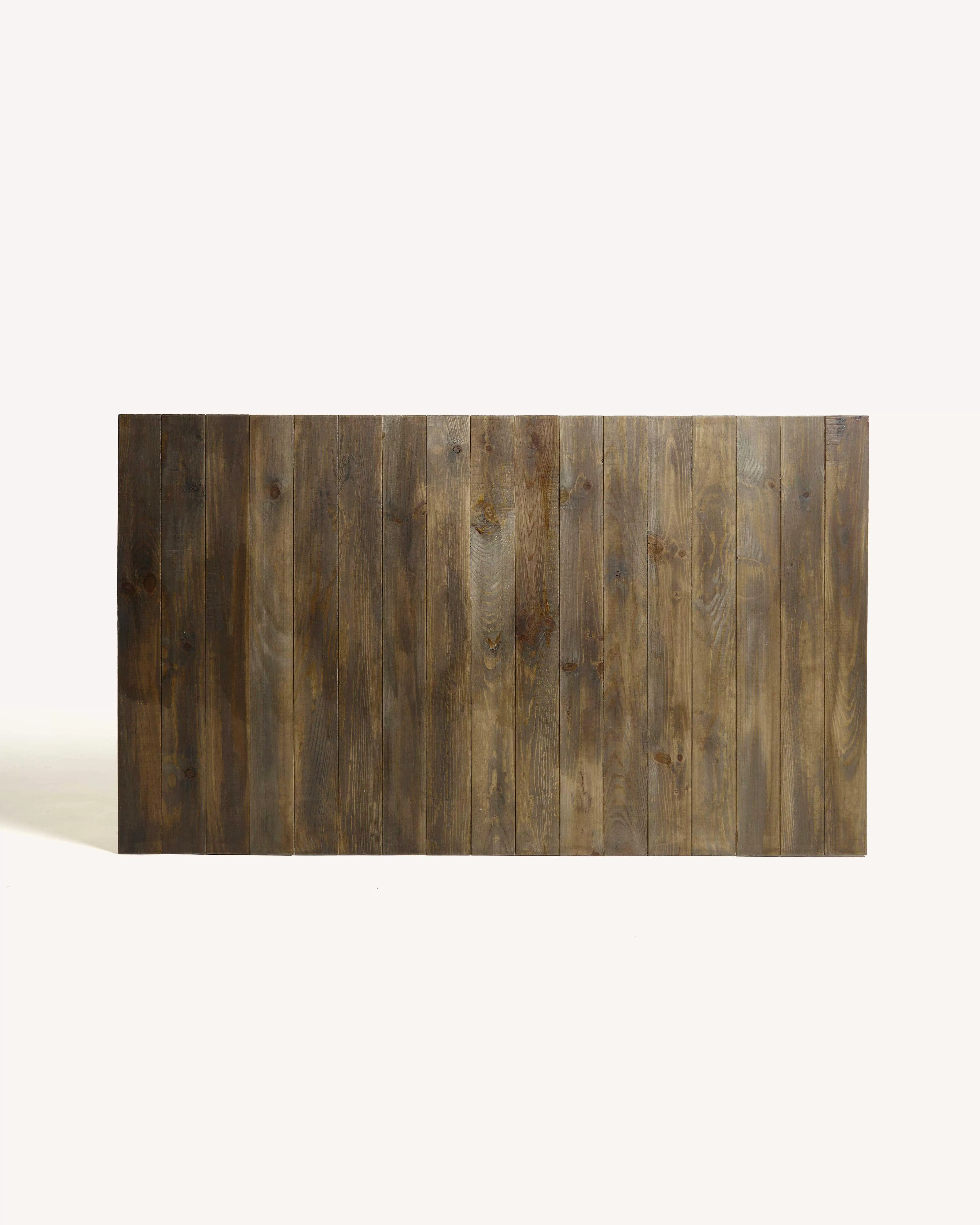 Illustration numéro 3 du produit Tête de lit en bois pour lit de 135 cm couleur marron