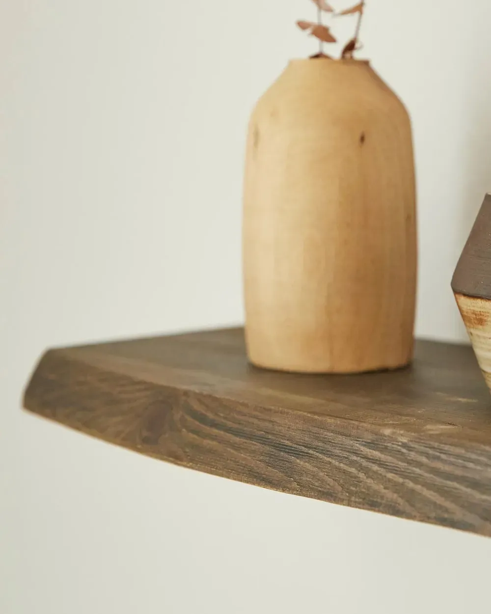 Illustration numéro 3 du produit Étagère murale sapin massif marron 2 étagères 120x20 cm