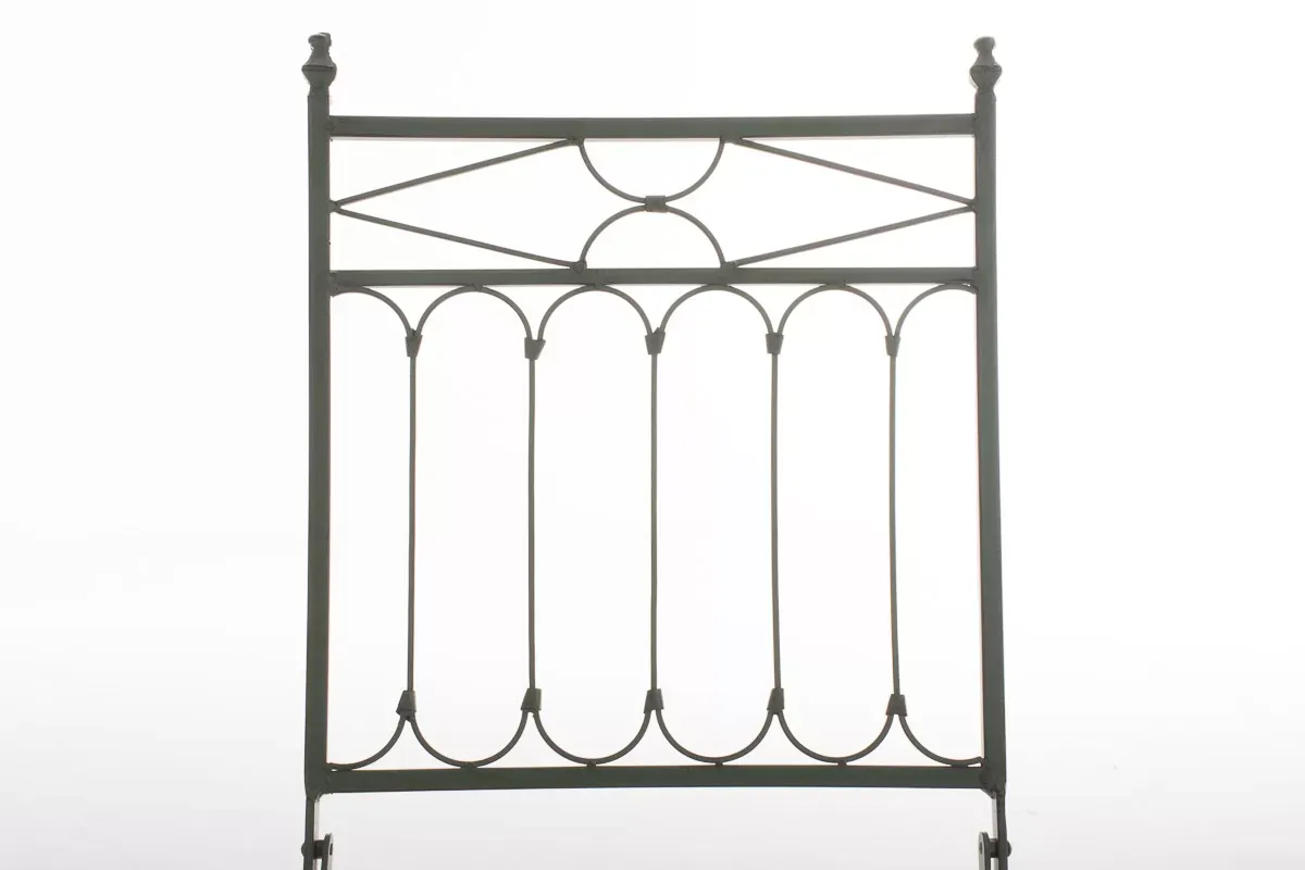 Illustration numéro 3 du produit Chaise de jardin pliable en métal Vert antique