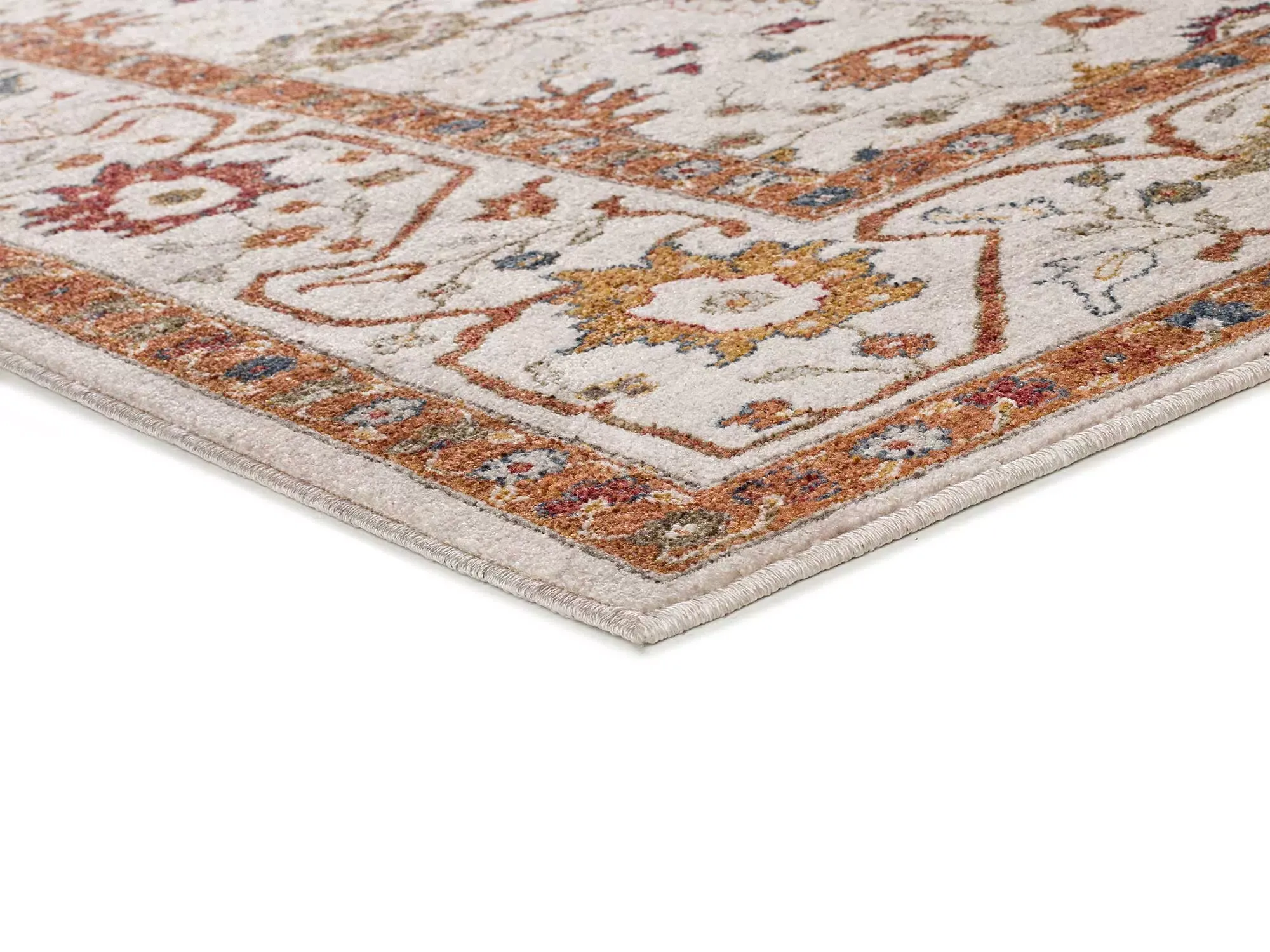 Illustration numéro 3 du produit Tapis vintage beige/terracotta 140x200 cm