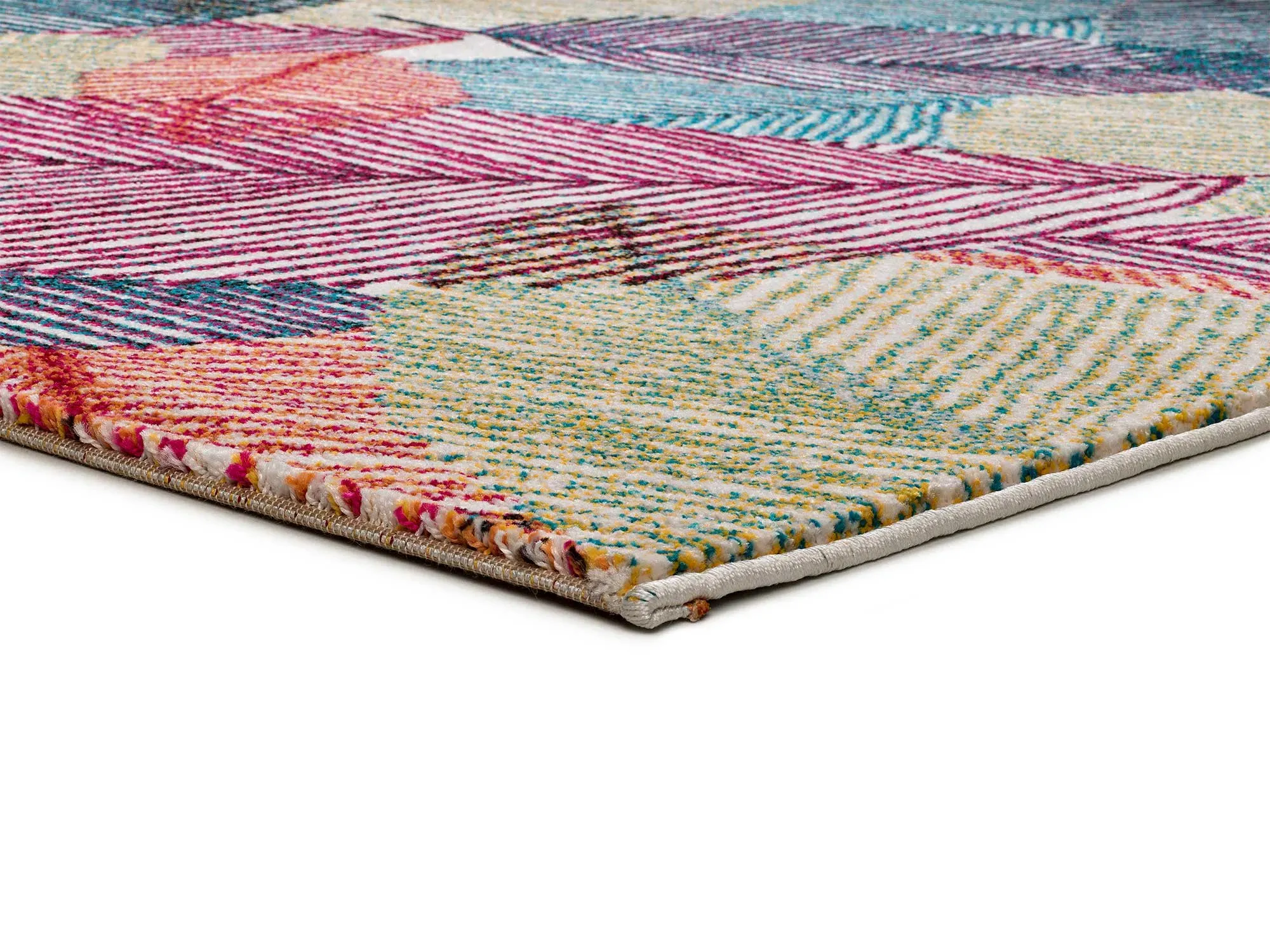 Illustration numéro 3 du produit Tapis floral multicolore 160x230 cm