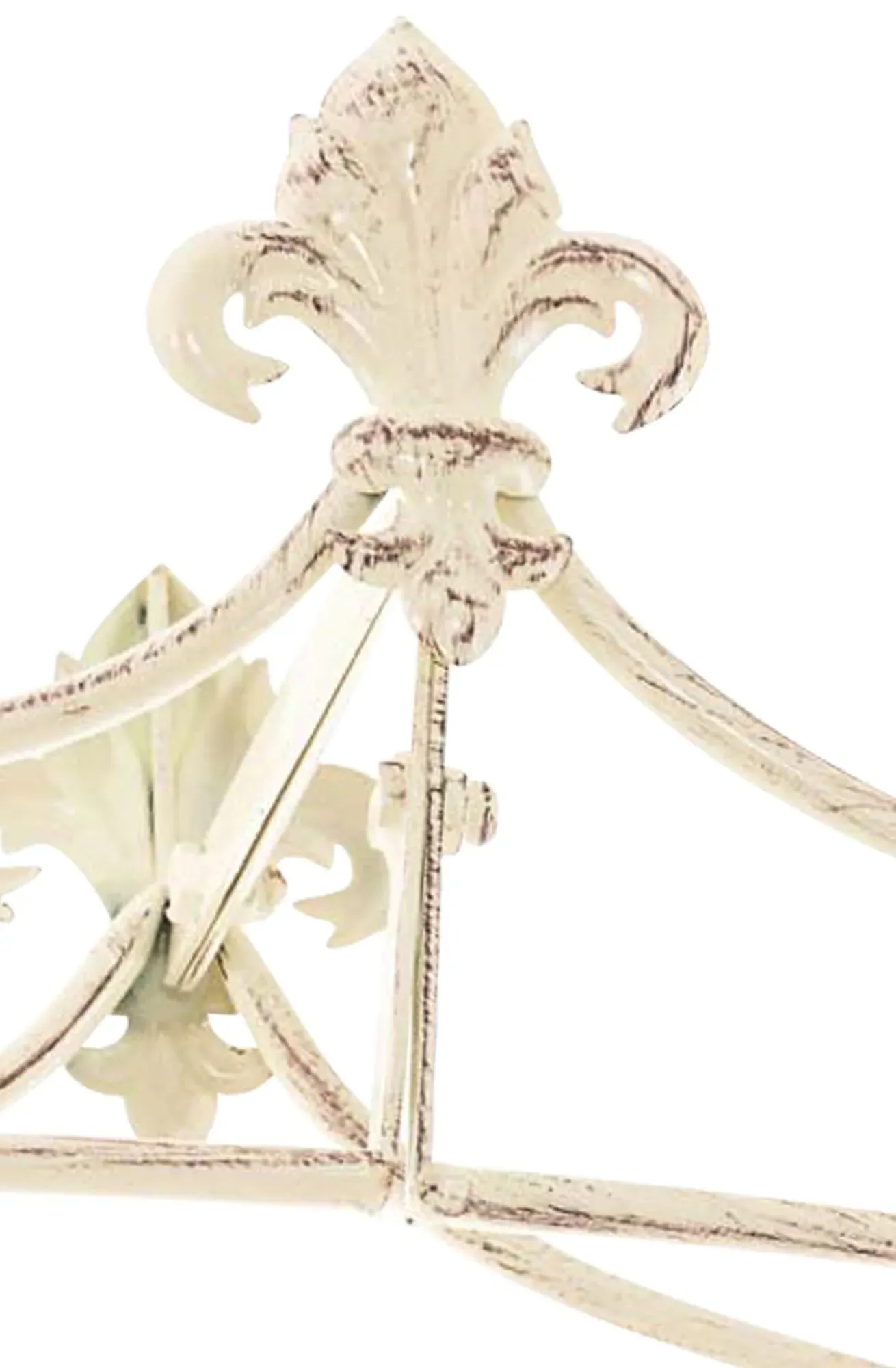 Illustration numéro 3 du produit Arche pour plantes grimpantes en métal Crème antique