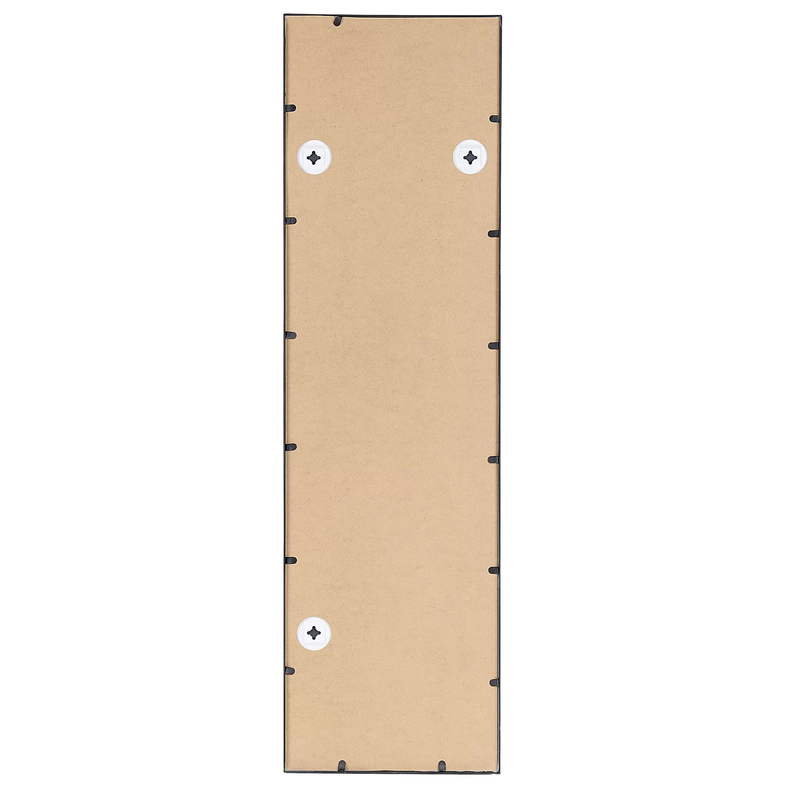 Illustration numéro 3 du produit Miroir en métal noir 132x38