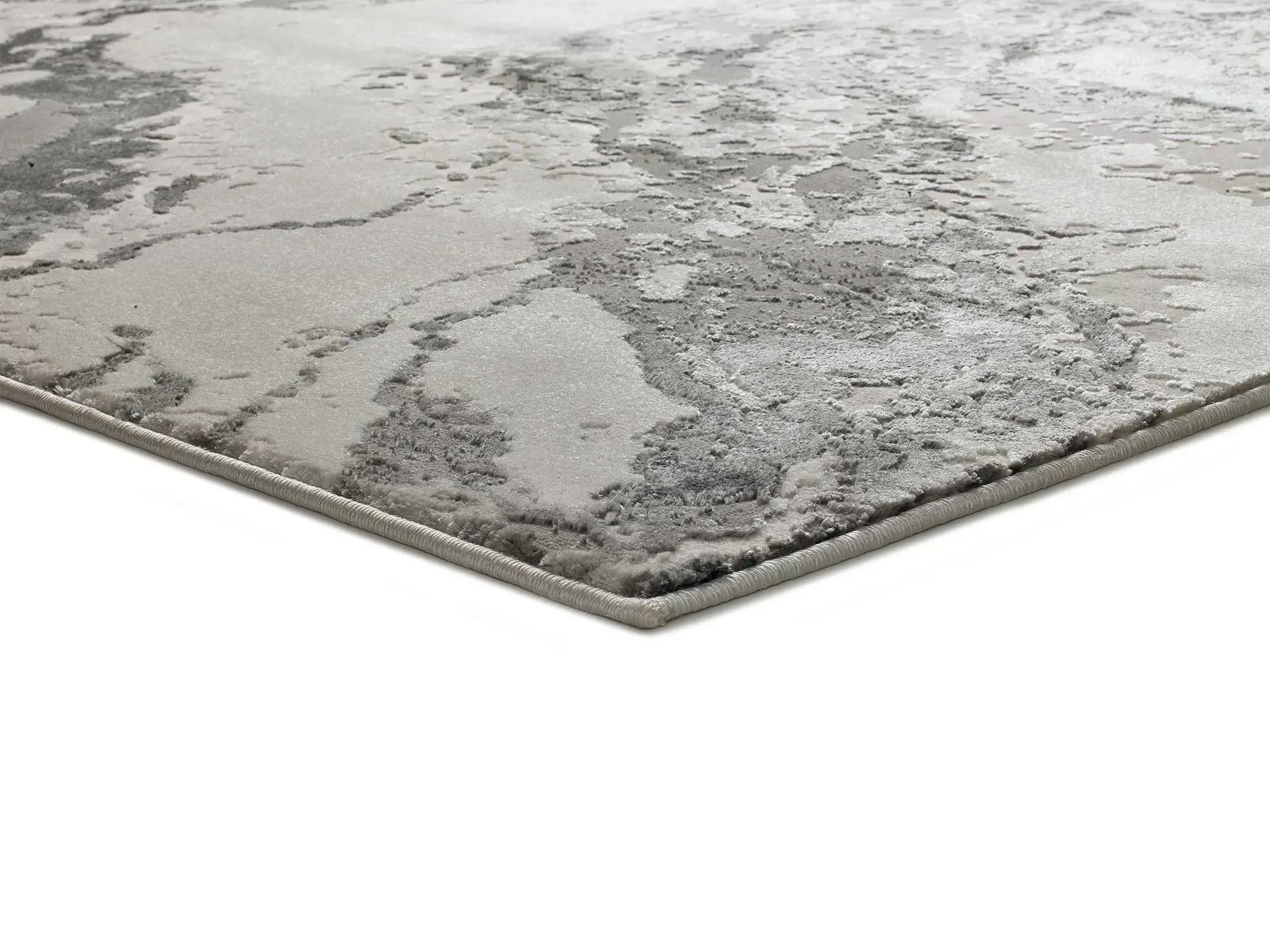 Illustration numéro 3 du produit Tapis abstrait gris 80x150 cm