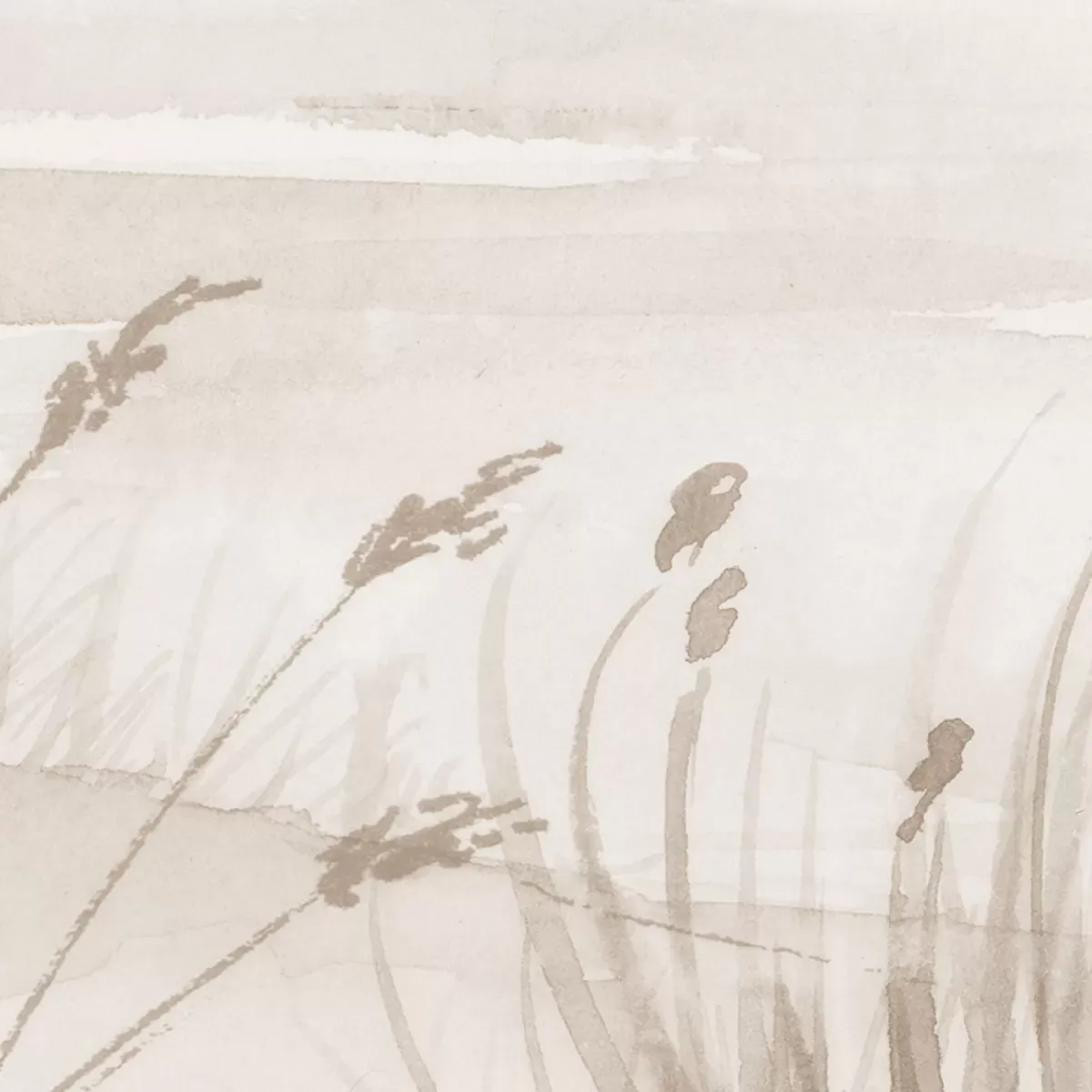 Illustration numéro 3 du produit Papier peint panoramique coucher de soleil beige 300x250cm