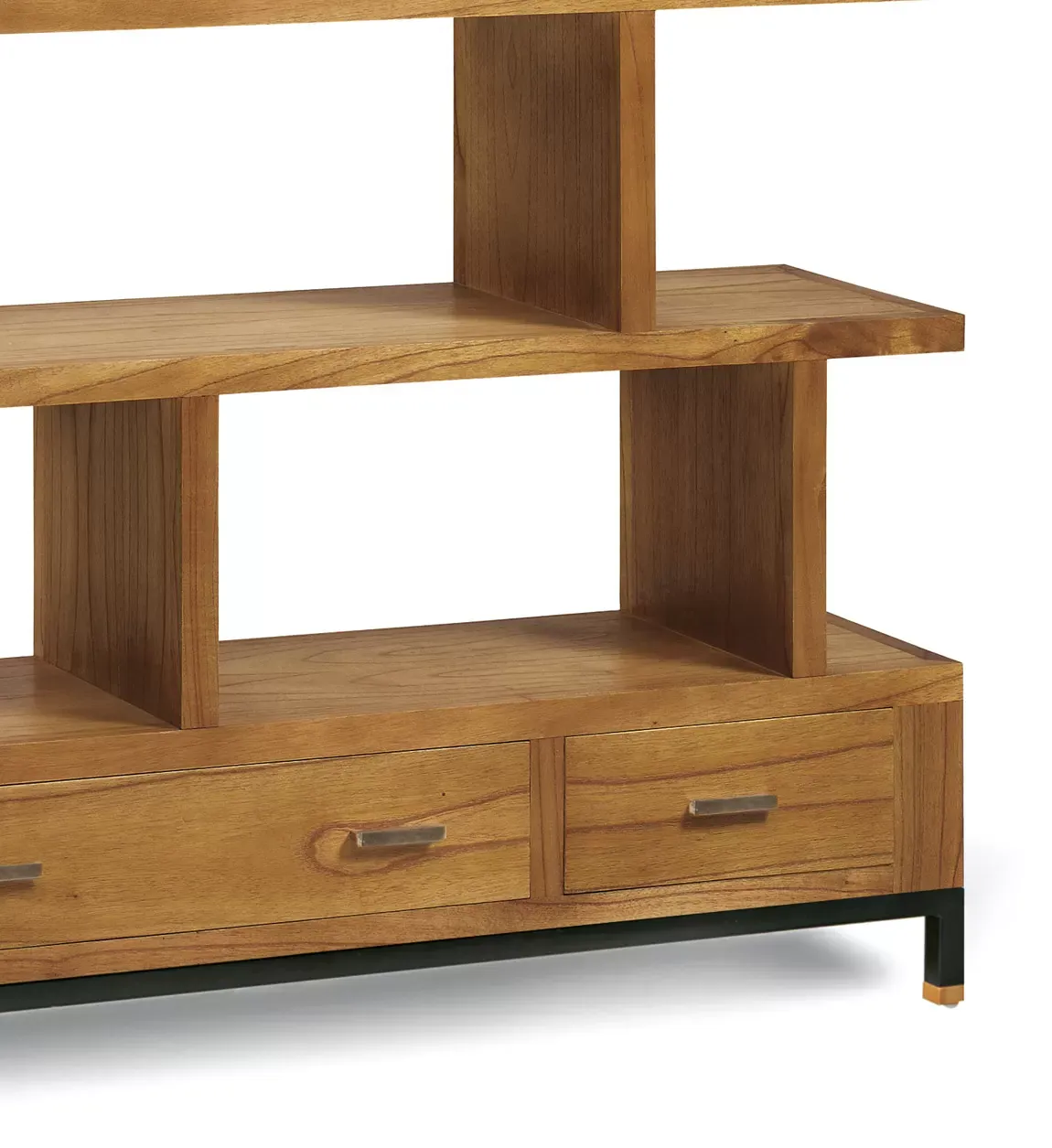 Illustration numéro 3 du produit Bibliothèque en bois marron, H 170 cm