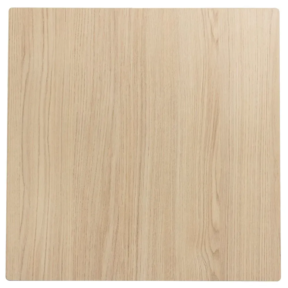 Illustration numéro 3 du produit Table haute de terrasse 60x60 cm inclinable stratifié chêne naturel