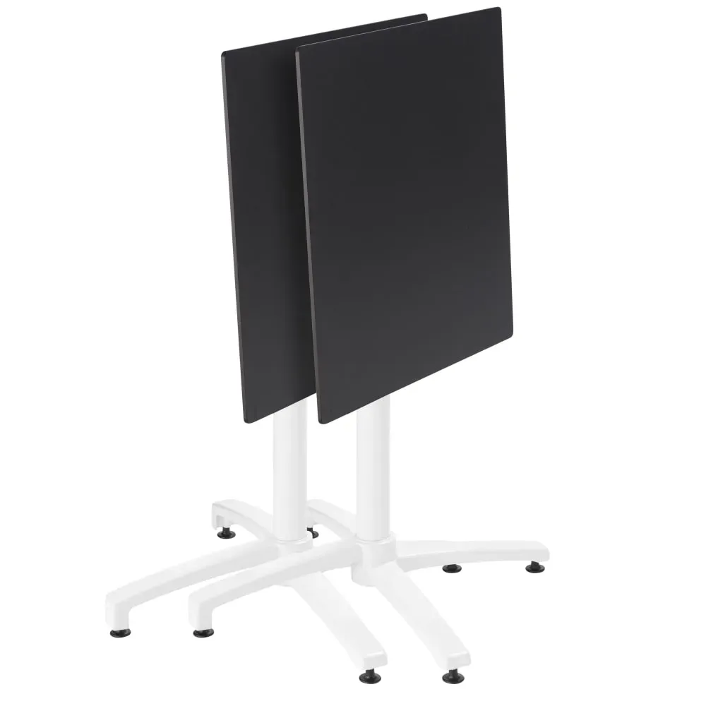 Illustration numéro 3 du produit Table de terrasse 60 x 60 cm inclinable stratifié noir