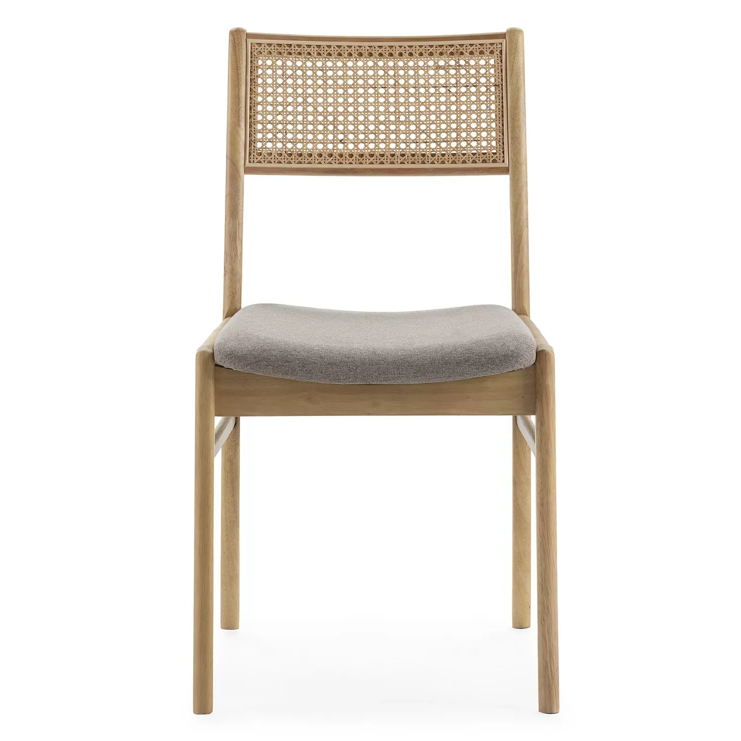 Illustration numéro 3 du produit Pack de 2 chaises couleur chêne