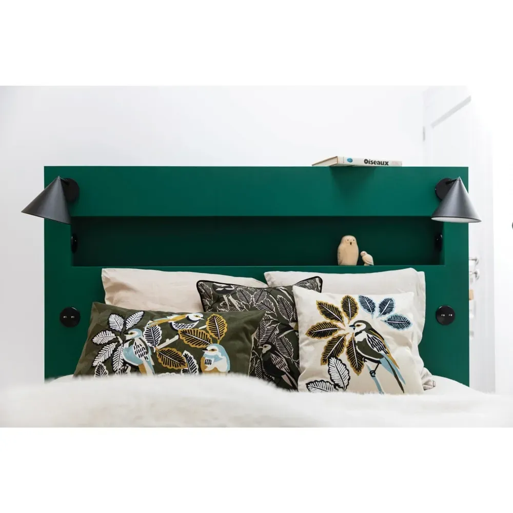 Illustration numéro 3 du produit Plaid en Polyester Blanc Neige 130x170 cm