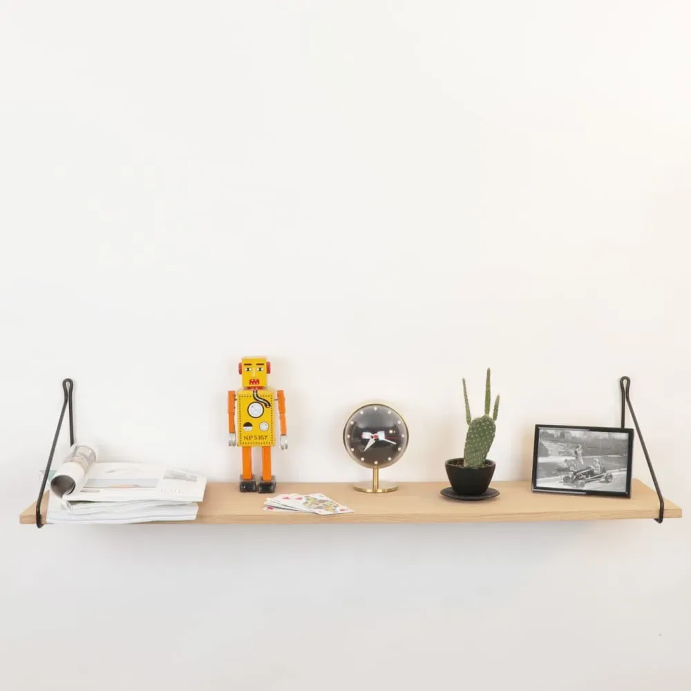 Illustration numéro 3 du produit Etagère Vintage Chêne Rustique Brut 40 x 25 cm