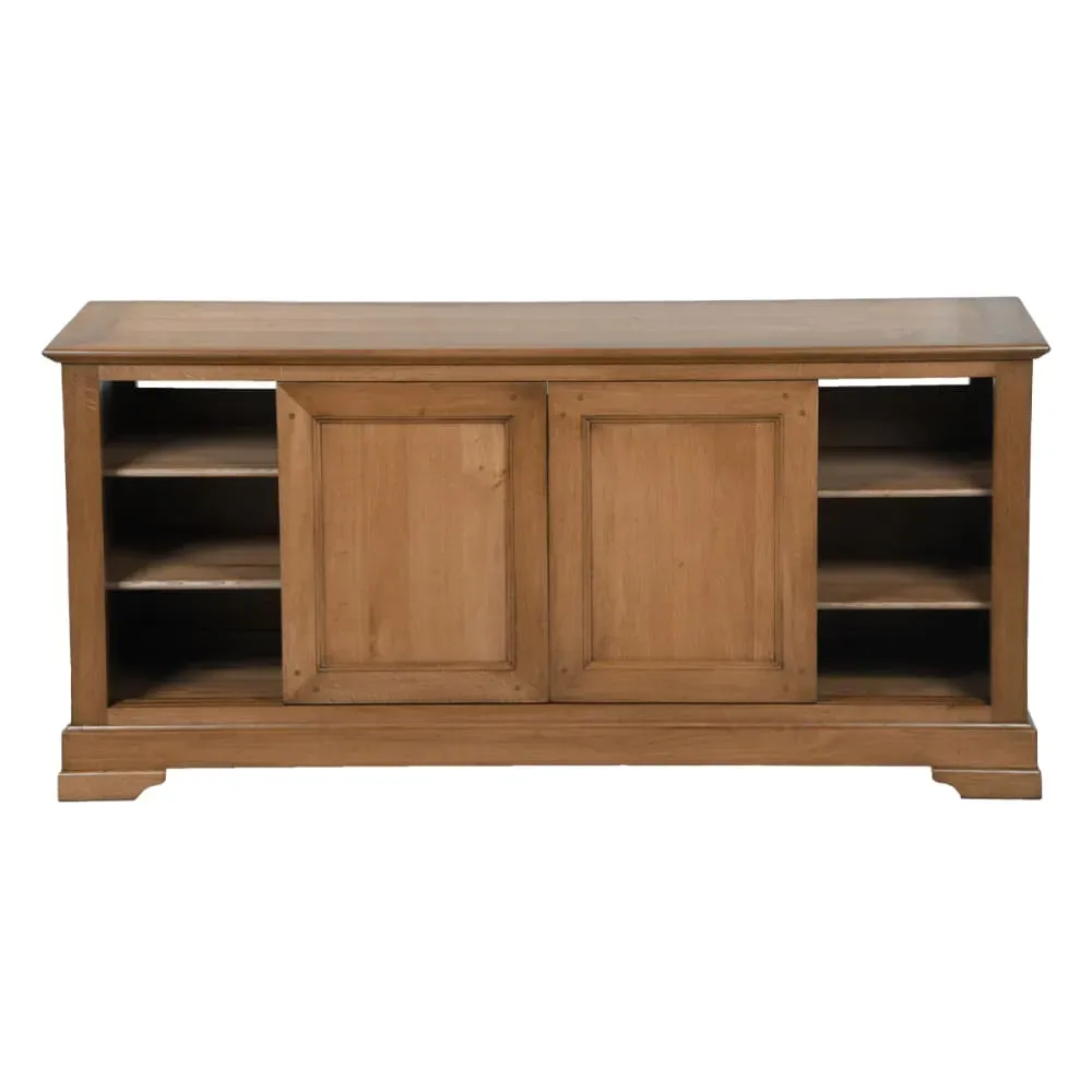 Illustration numéro 3 du produit meuble TV 4 portes coulissantes, chêne massif