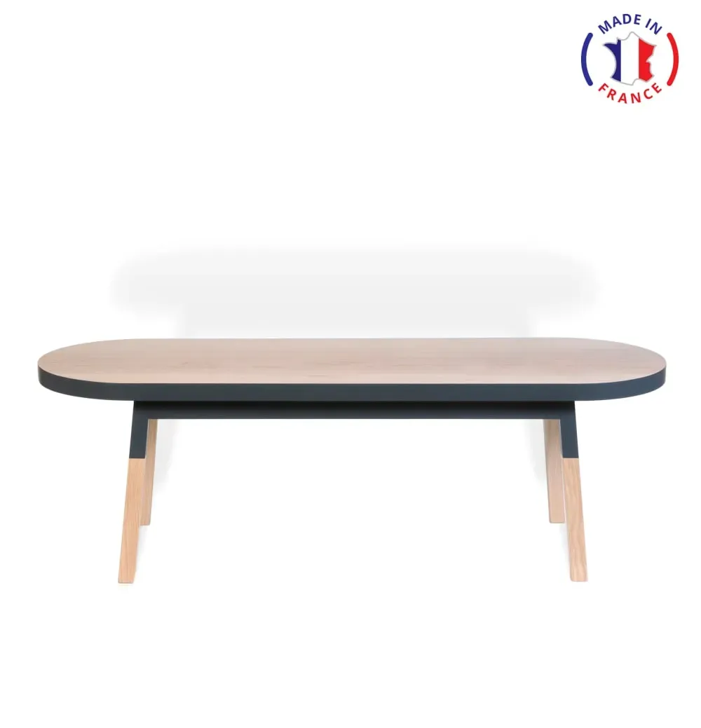 Illustration numéro 3 du produit Bout de lit banc 140 cm, 100% frêne massif