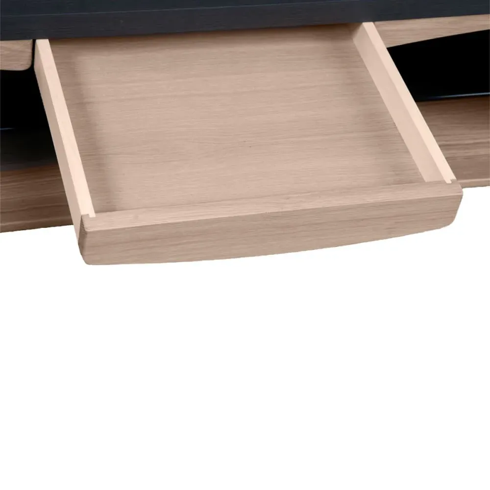 Illustration numéro 3 du produit Table basse en chêne design C. Lecomte