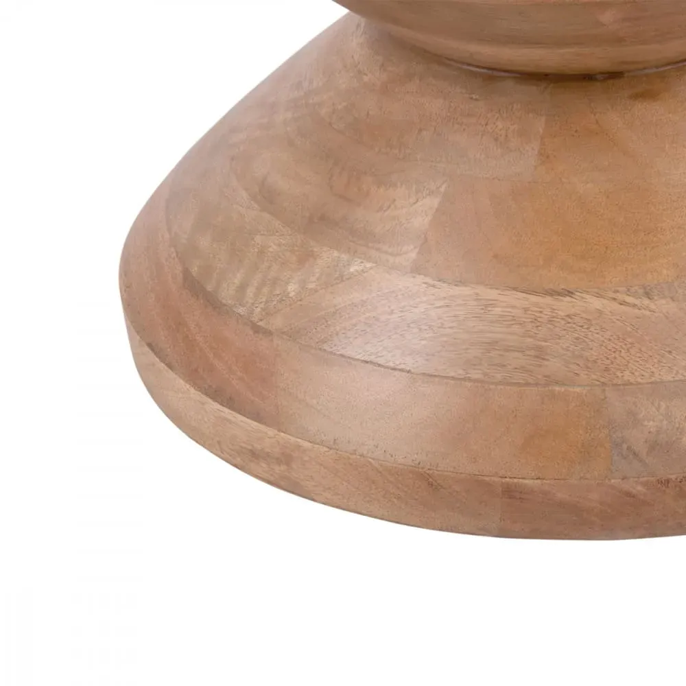 Illustration numéro 3 du produit Table d'appoint fer naturel 35x35x46cm