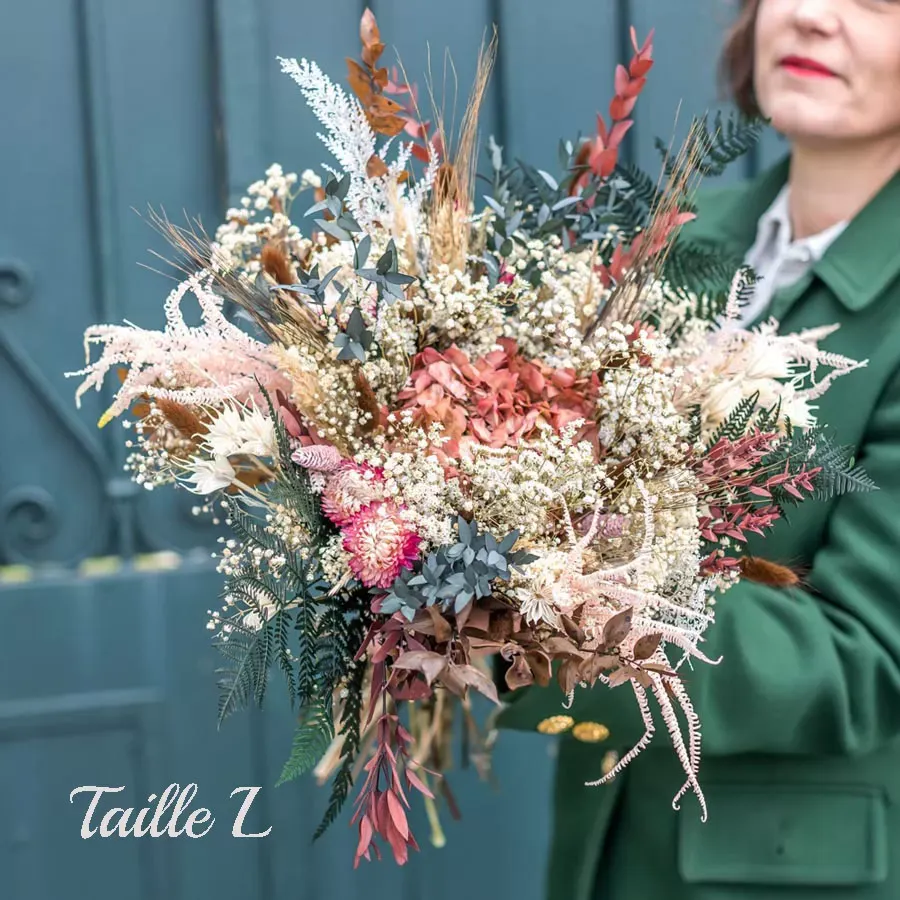 Illustration numéro 3 du produit Bouquet de fleurs séchées L MANON
