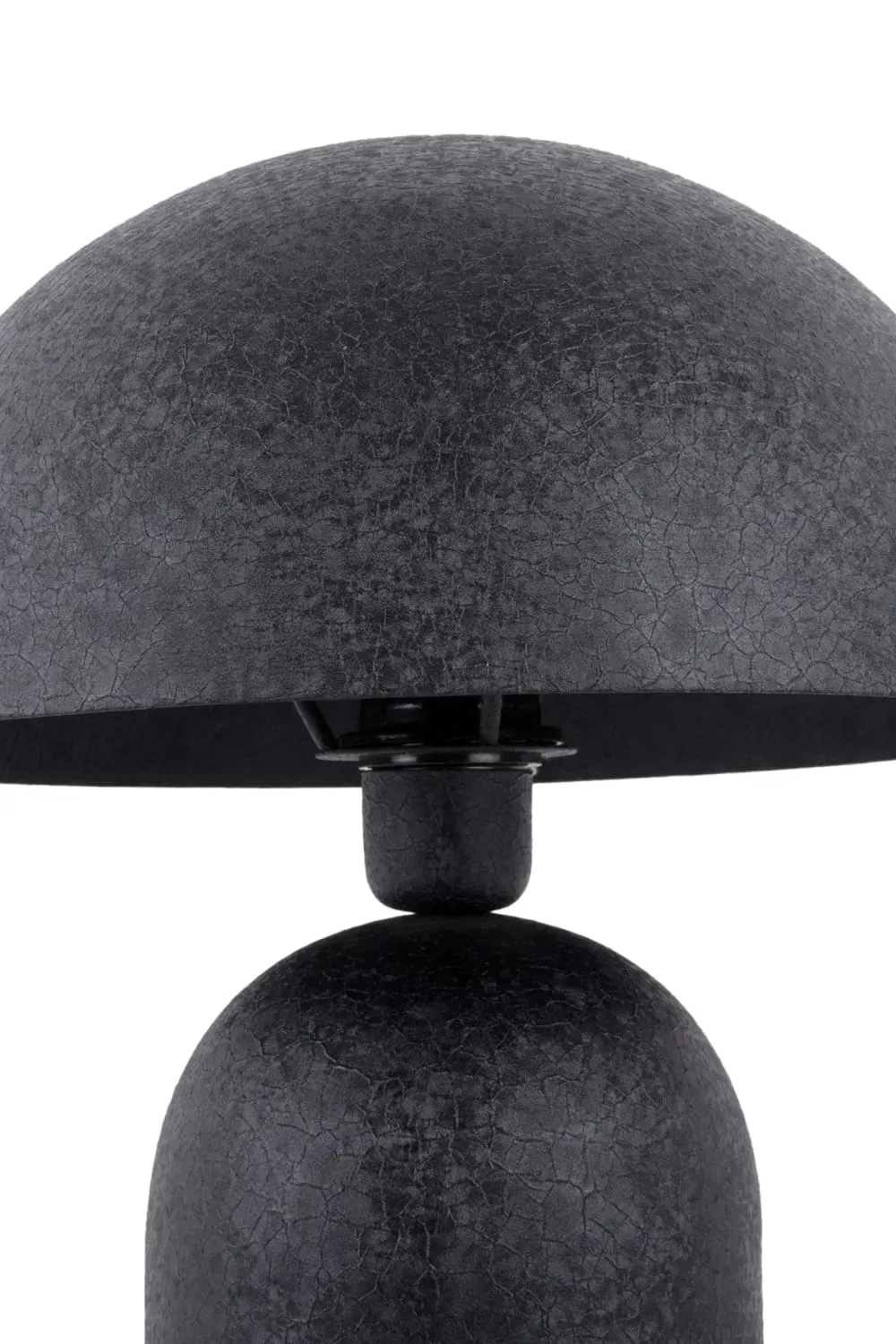 Illustration numéro 3 du produit Lampe de Table fer noir 31x31x43cm