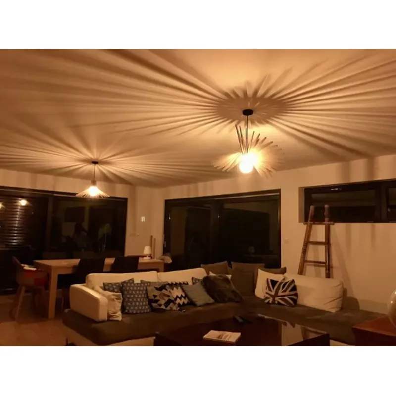 Illustration numéro 3 du produit Suspension Led bois 80 cm