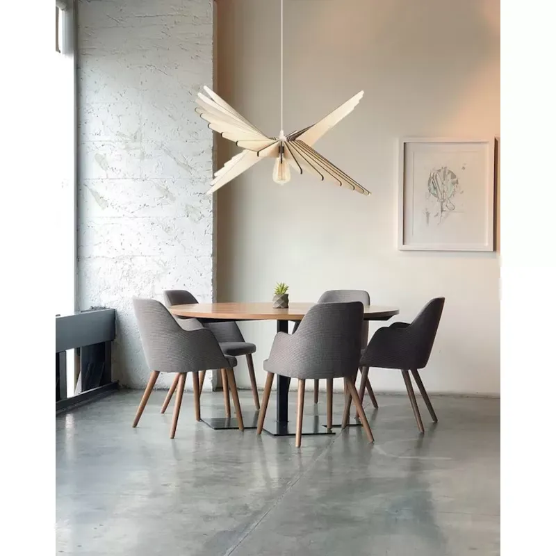 Illustration numéro 3 du produit Suspension Led bois 120 cm